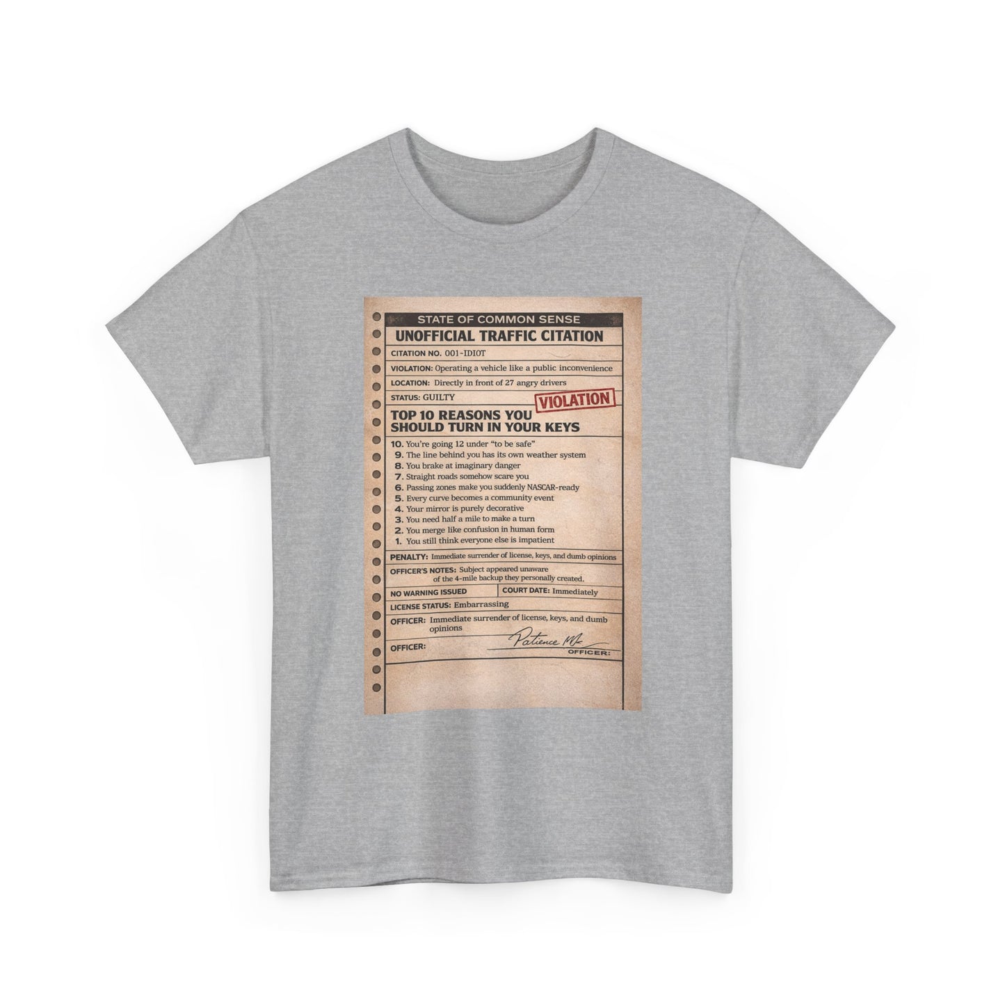 ‘You Can’t Drive’ tee