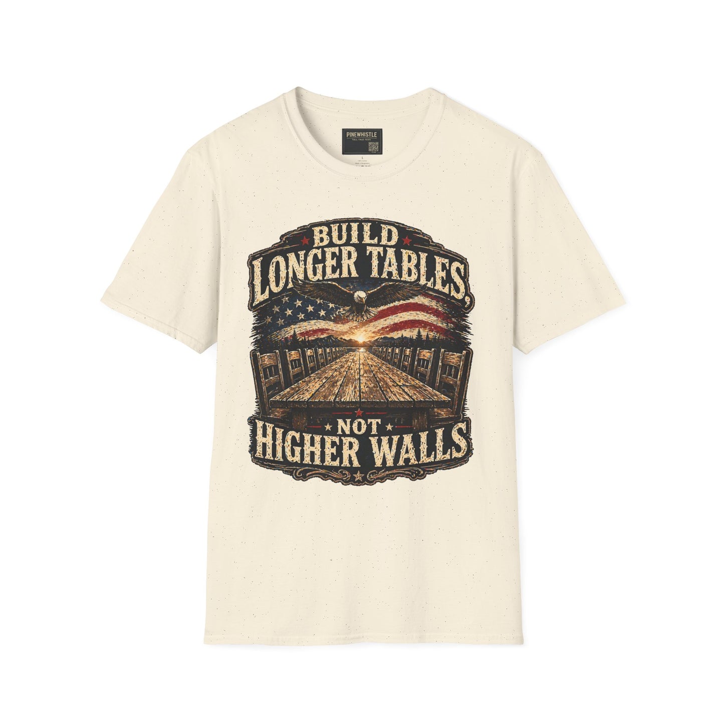 ‘Build Longer Tables Not Higher Walls’ USA Tee