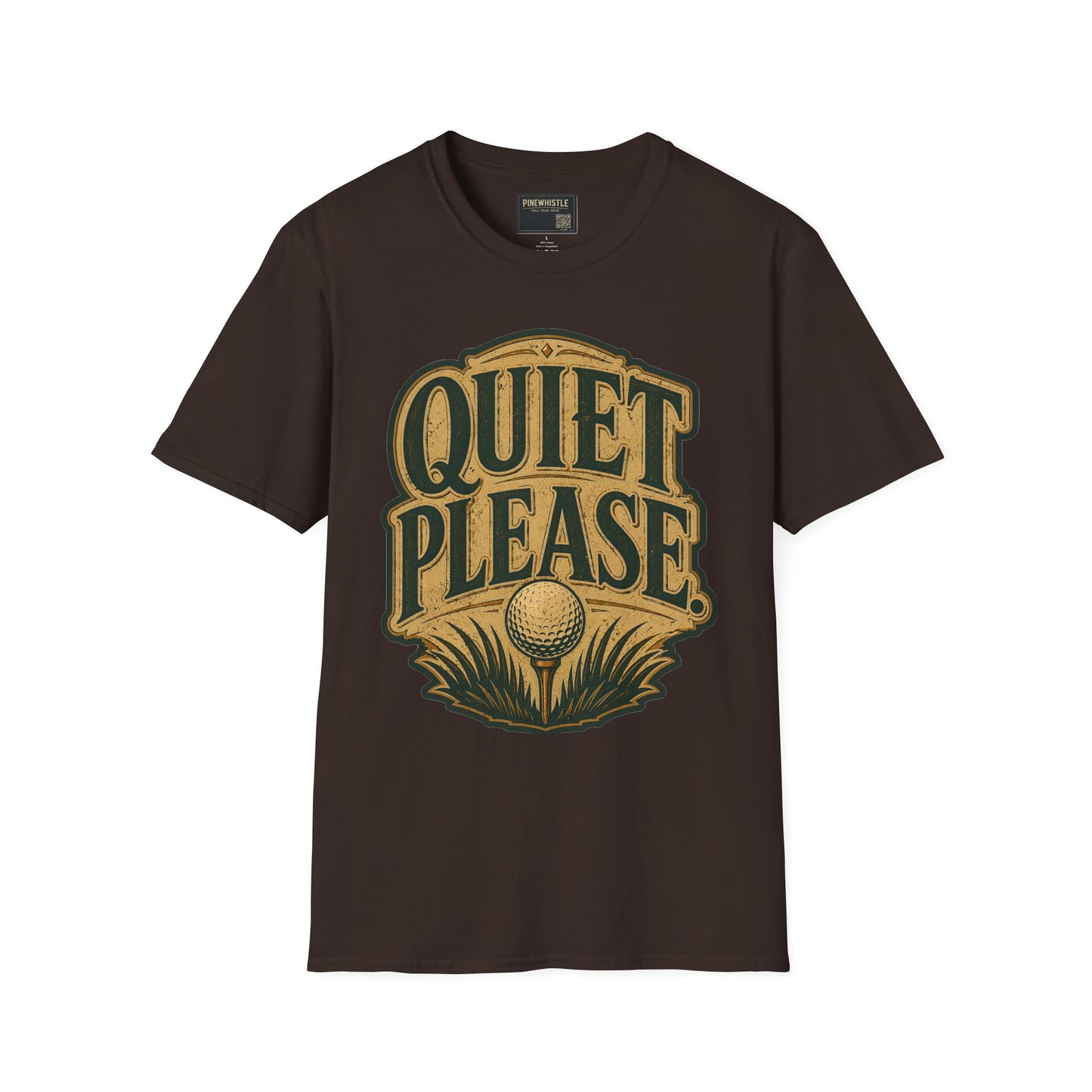 Golf 'Quiet Please' Tee