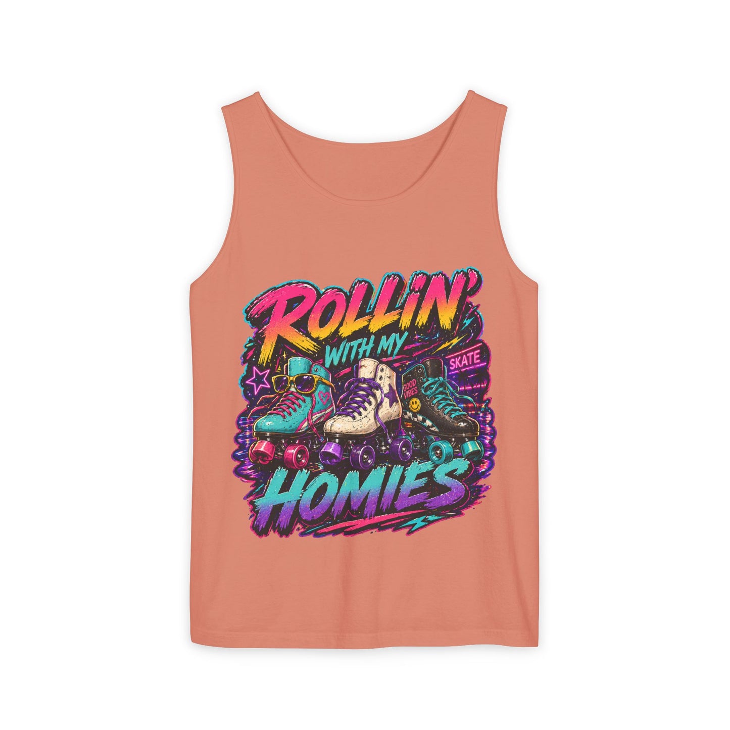 Roller Skating ‘Rollin' With My Homies’ tank