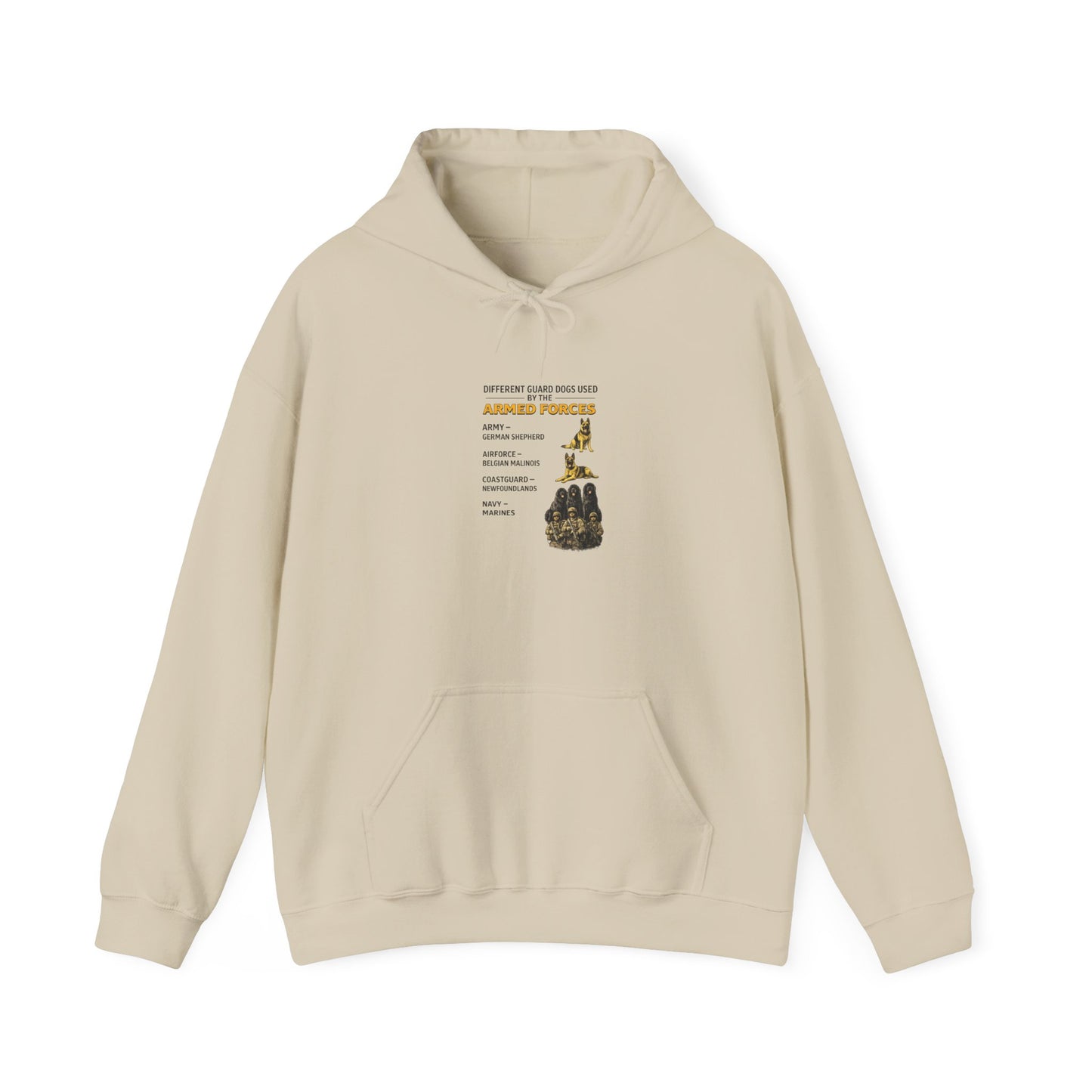 Military Working Dog Humor Hoodie