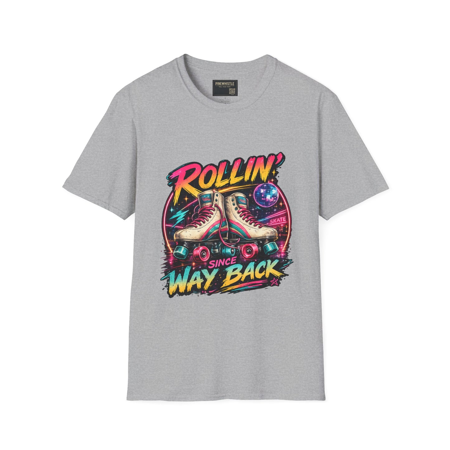 ‘Rollin Since Way Back’ Roller Skate Tee