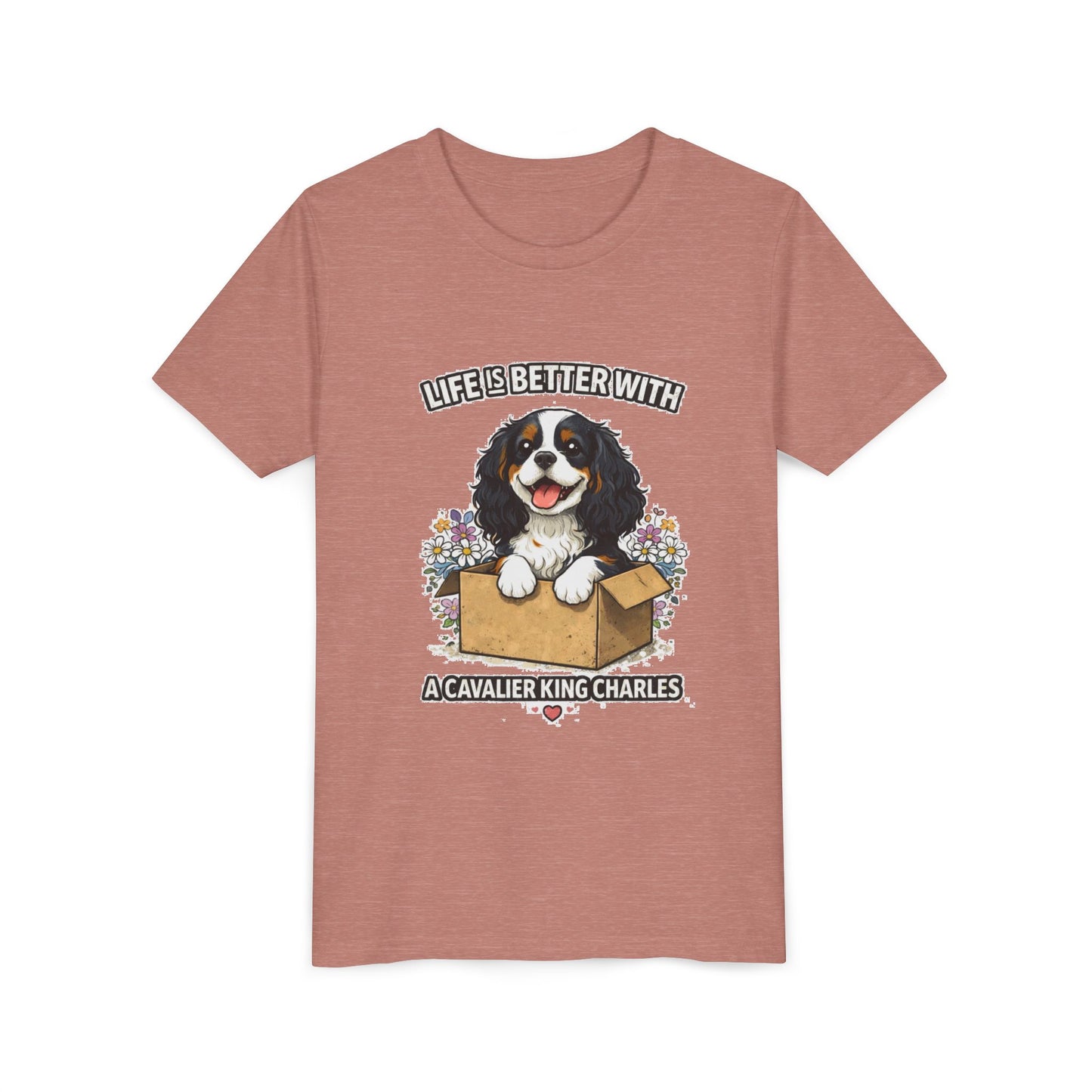 ‘Life Is Better With A Cavalier King Charles’ Youth Tee