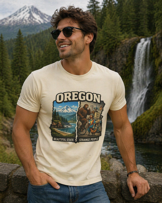 Oregon ‘Beautiful State, Strange People’ Tee