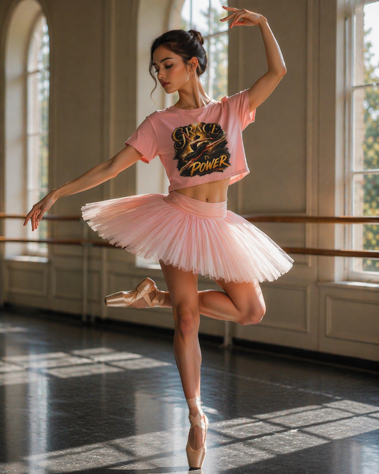 Ballet ‘Grace Is Power’ Women's Boxy Tee