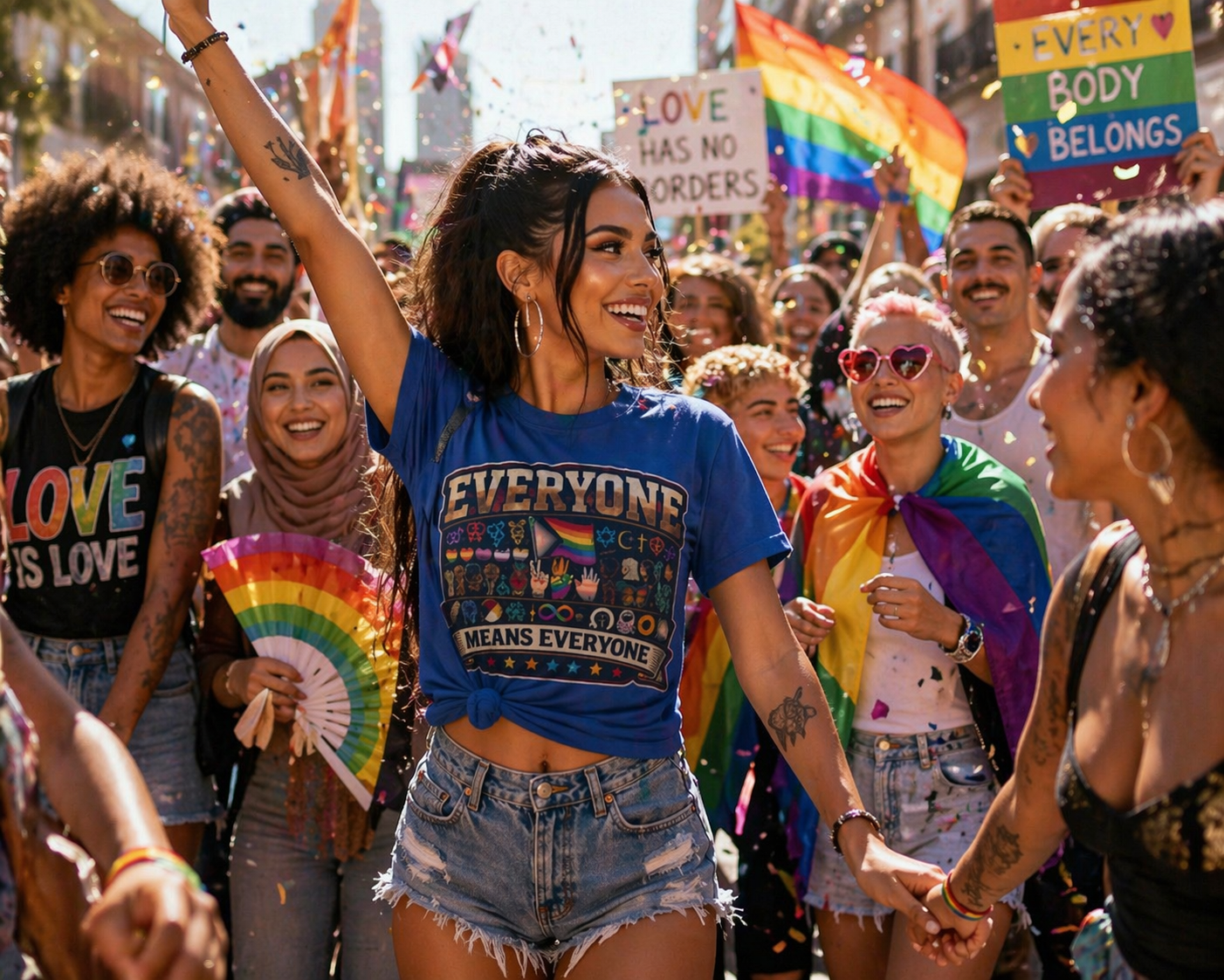 ‘Everyone Means Everyone’ Pride Tee