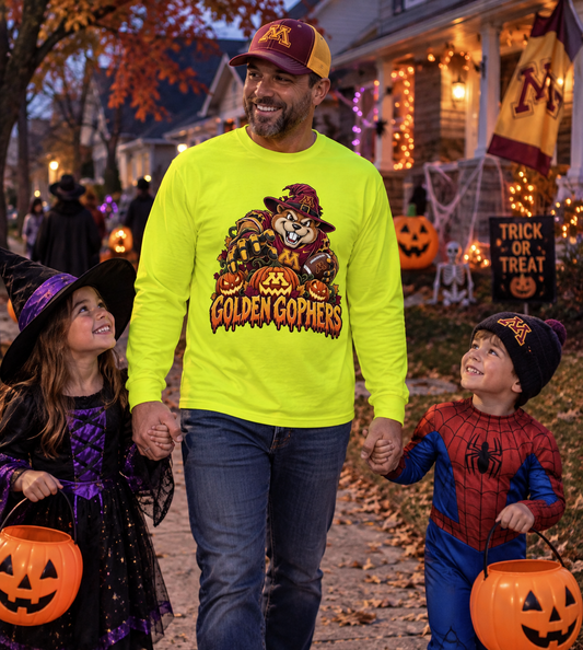 Golden Gophers Halloween Long Sleeve Tee