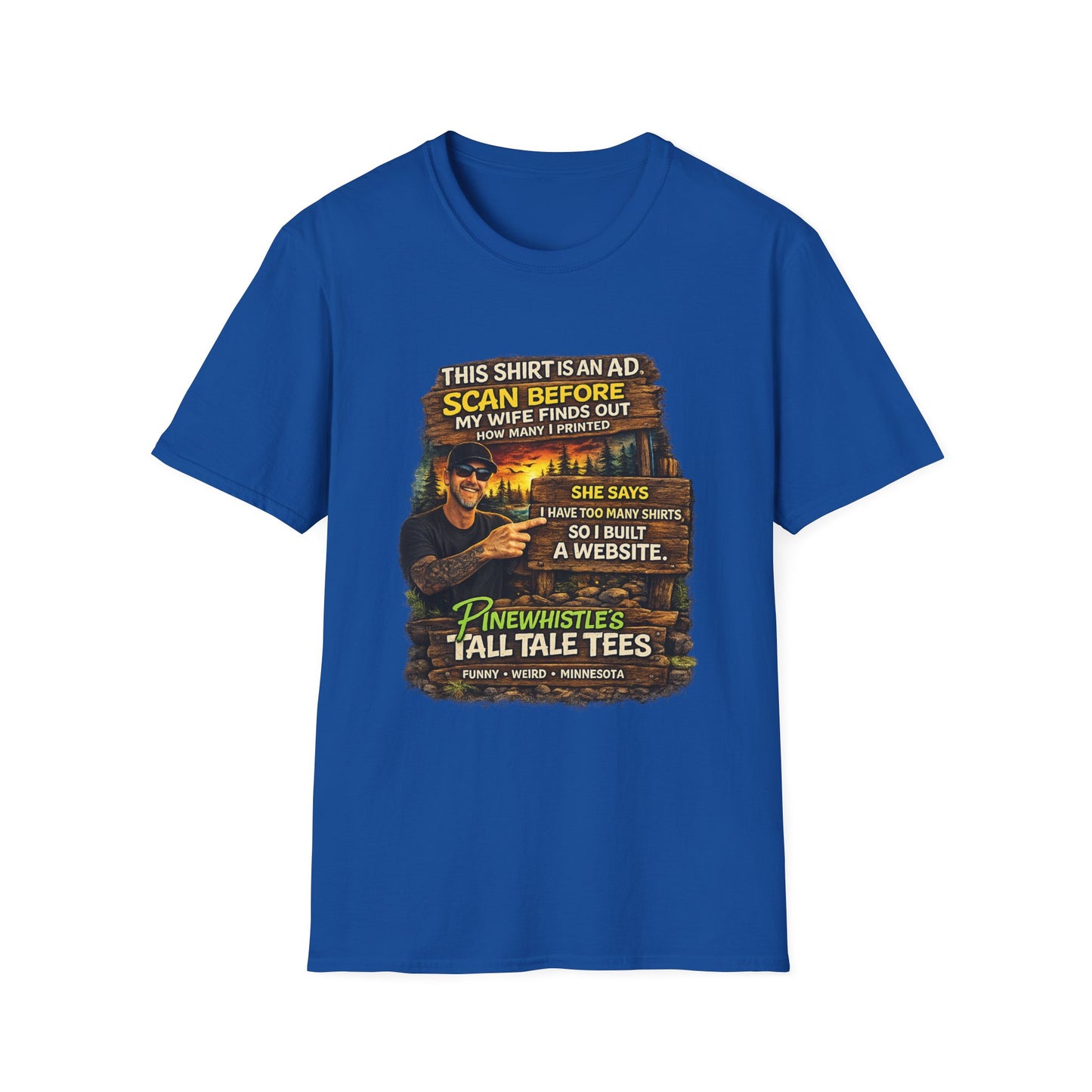 ‘Scan Before My Wife Finds Out’ Graphic Tee