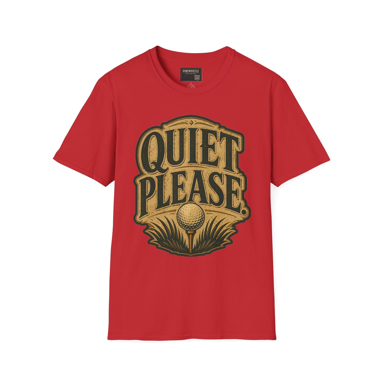 Golf 'Quiet Please' Tee