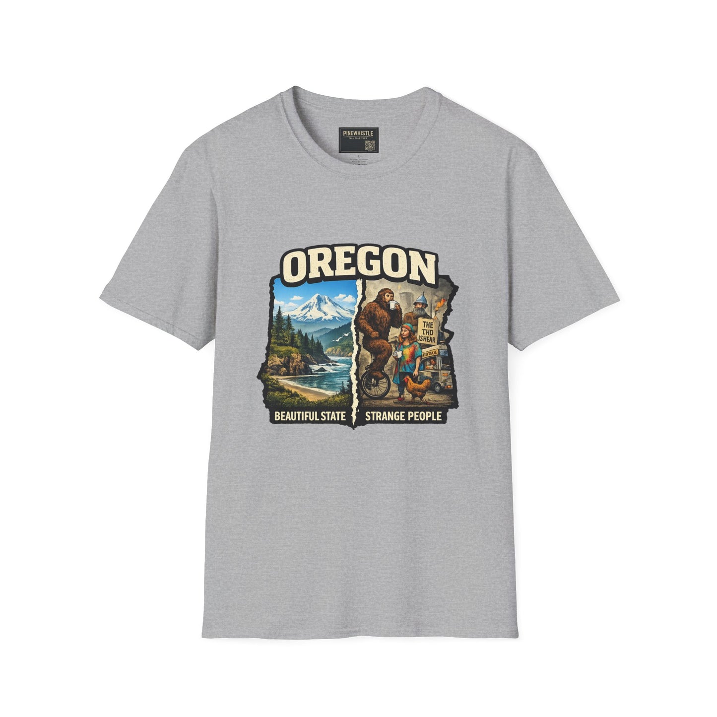 Oregon ‘Beautiful State, Strange People’ Tee