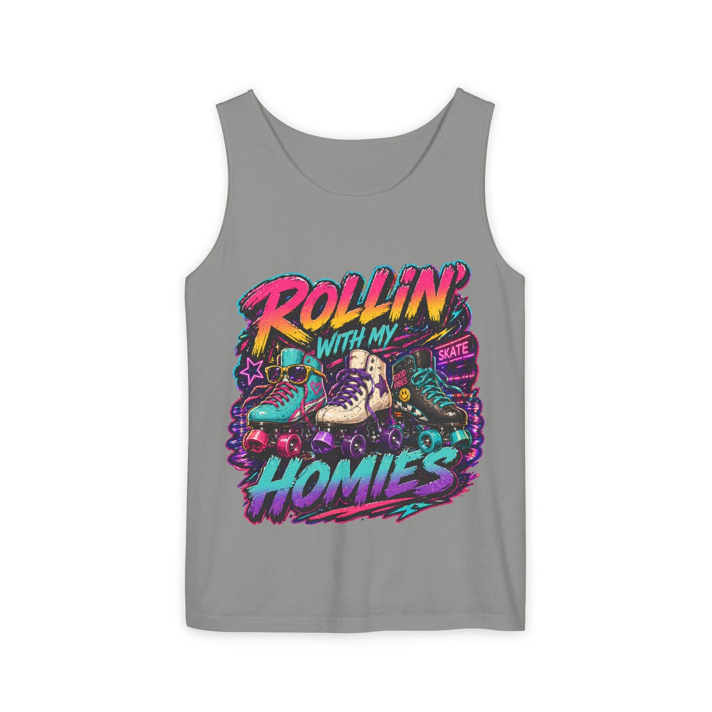 Roller Skating ‘Rollin' With My Homies’ tank