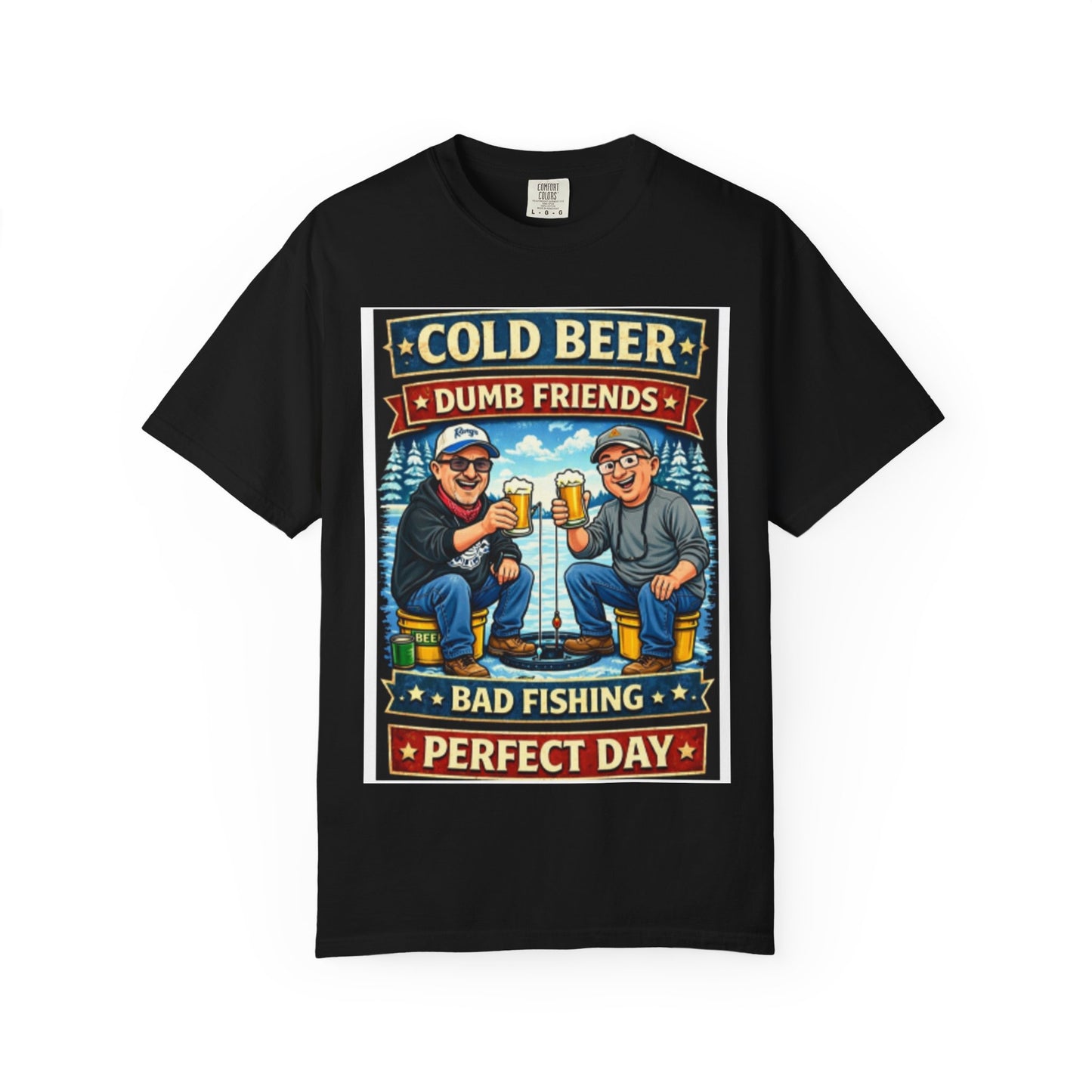 ‘Cold Beer, Dumb Friends’ Graphic Tee