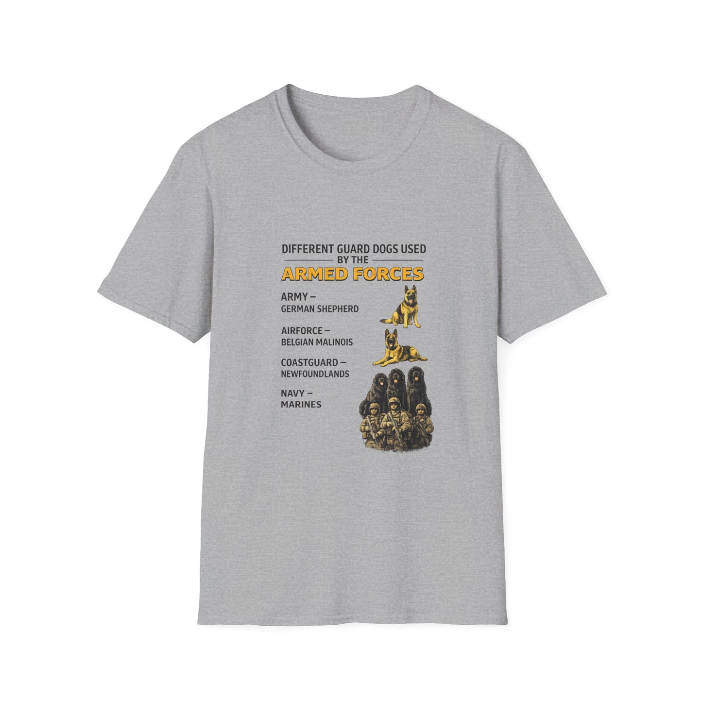 Military Working Dog Humor Tee