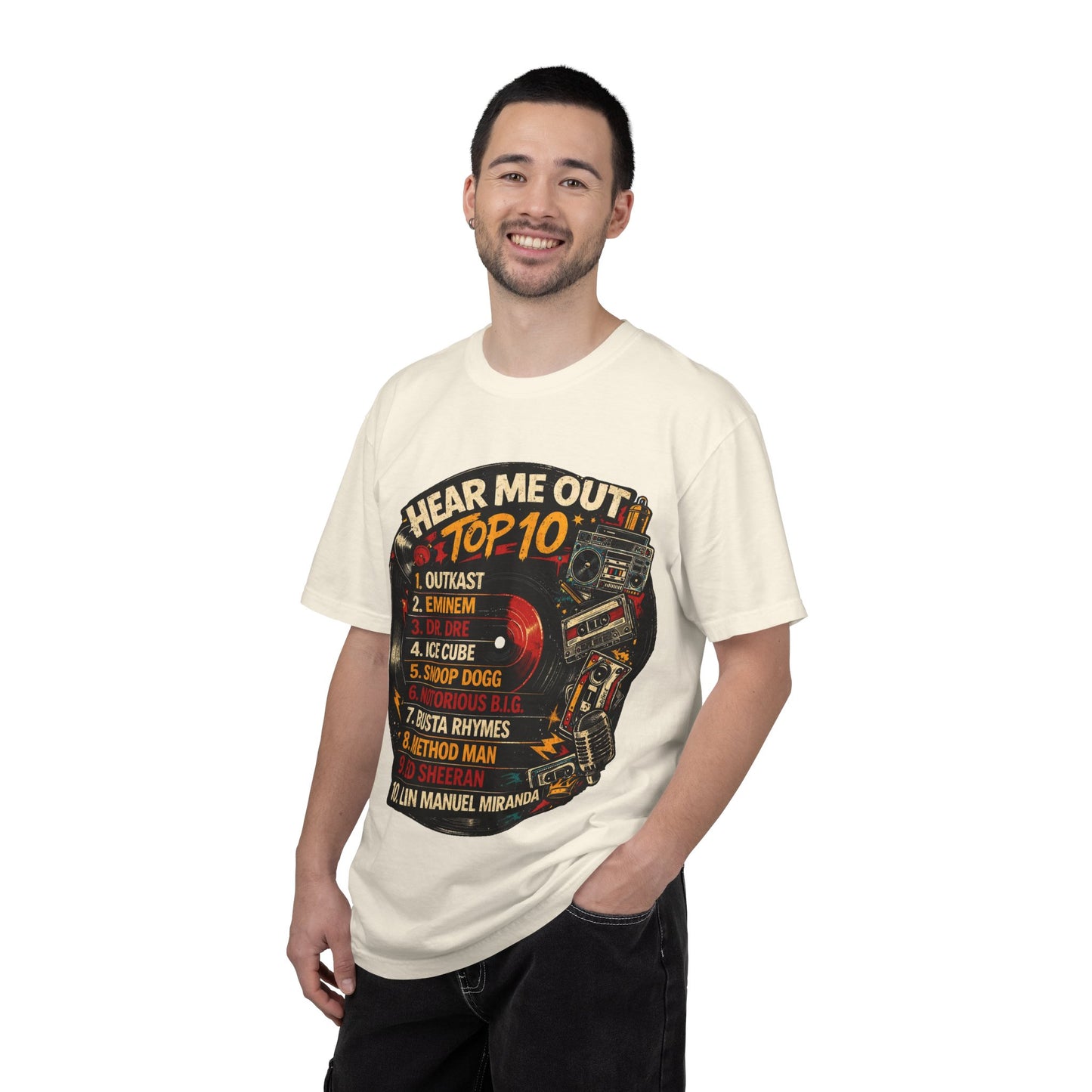 ‘Hear Me Out’ Top 10 Rap Legends Tee