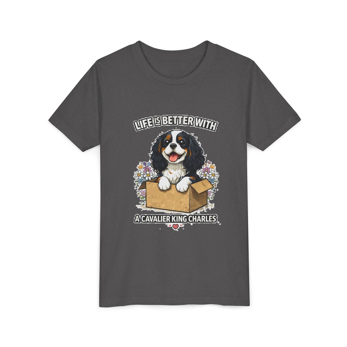 ‘Life Is Better With A Cavalier King Charles’ Youth Tee