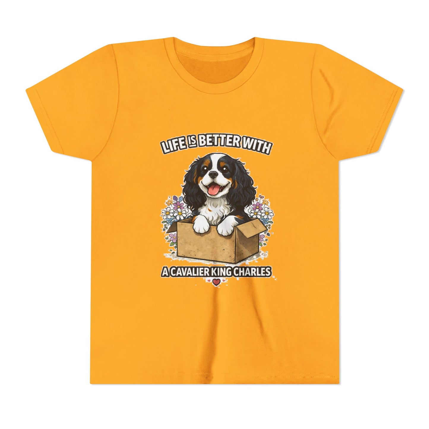 ‘Life Is Better With A Cavalier King Charles’ Youth Tee