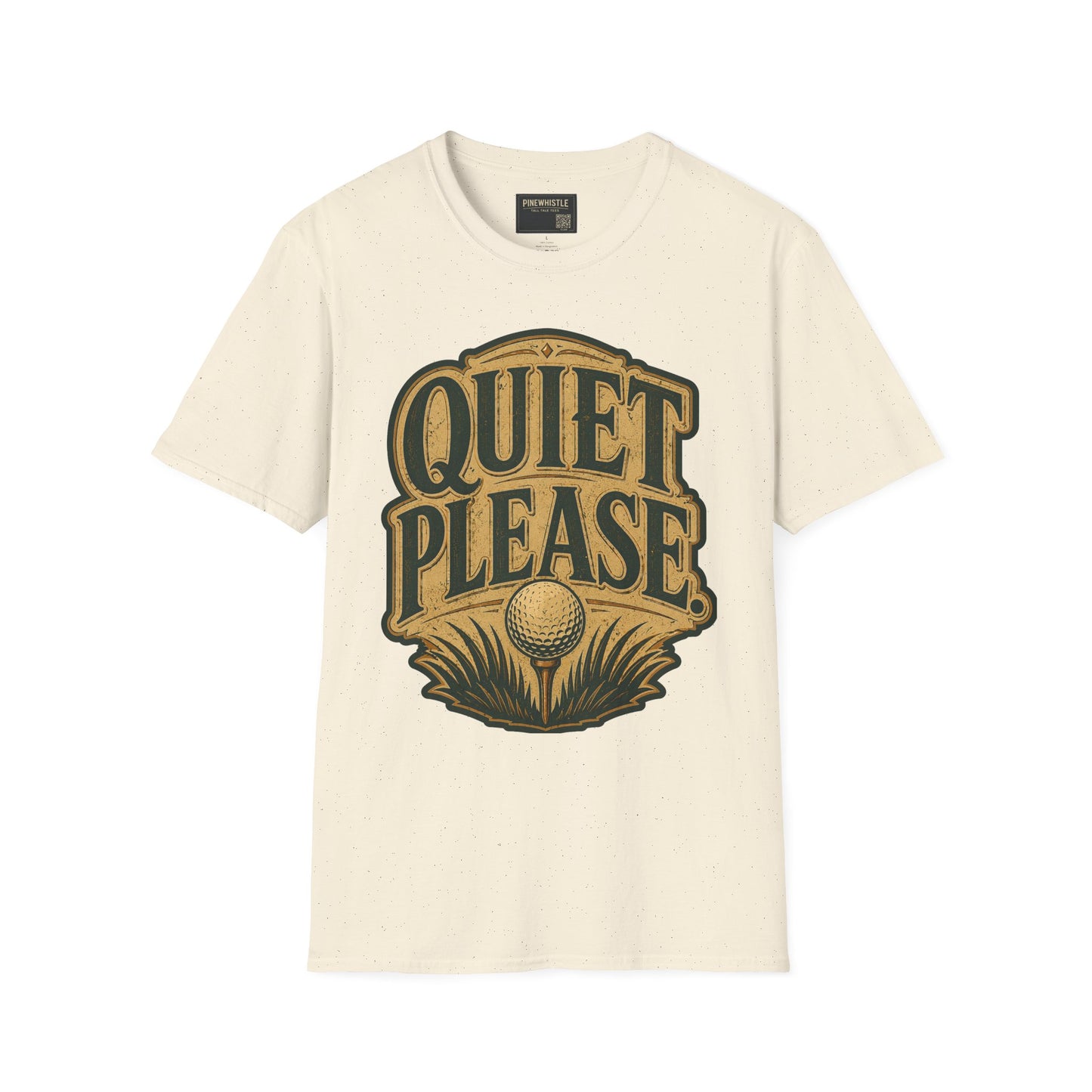 Golf 'Quiet Please' Tee