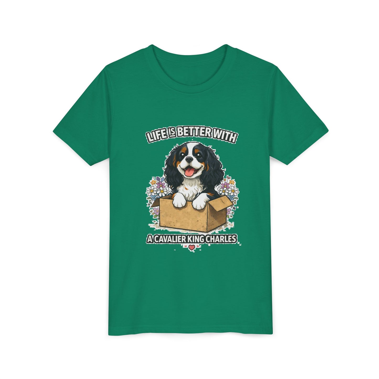 ‘Life Is Better With A Cavalier King Charles’ Youth Tee