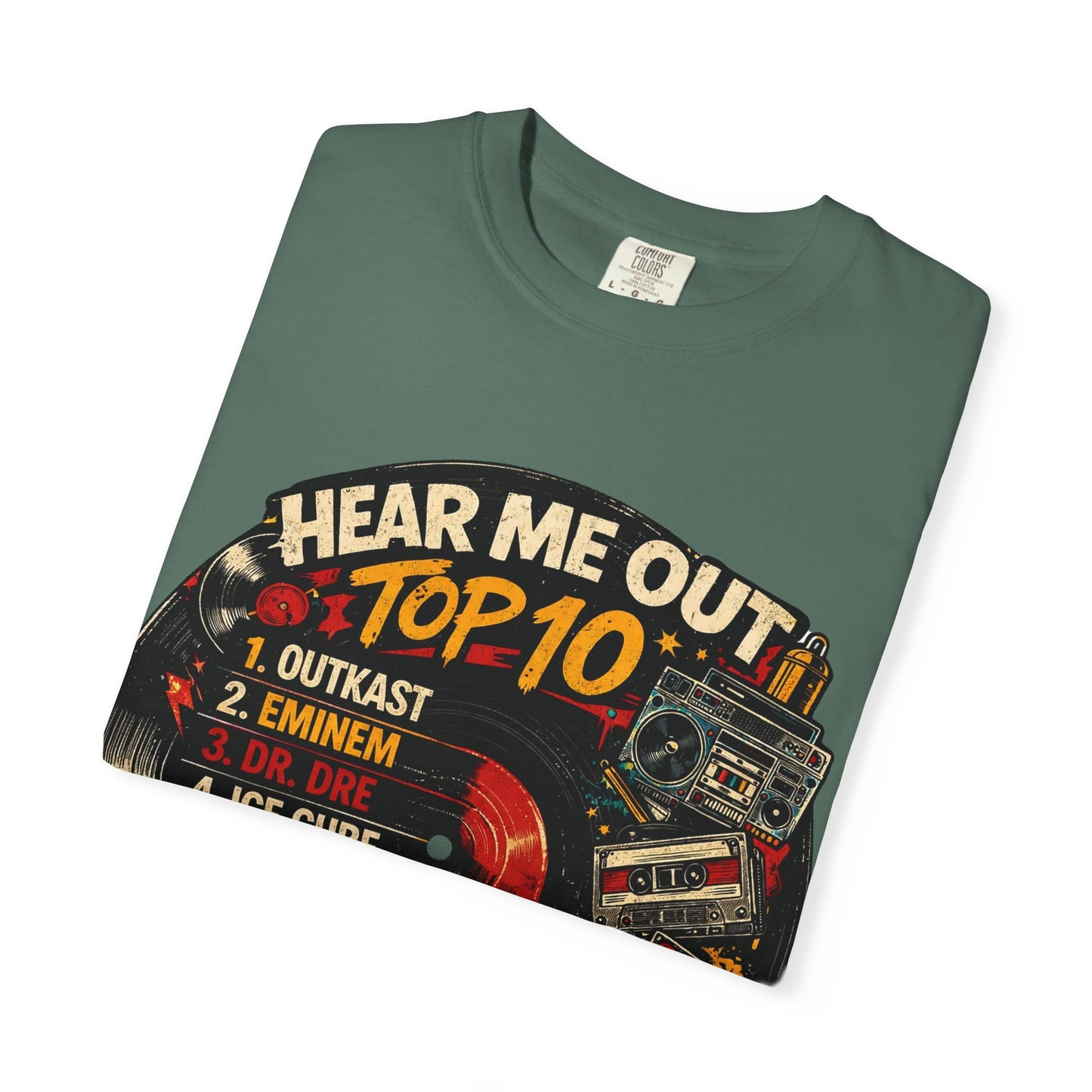 ‘Hear Me Out’ Top 10 Rap Legends Tee