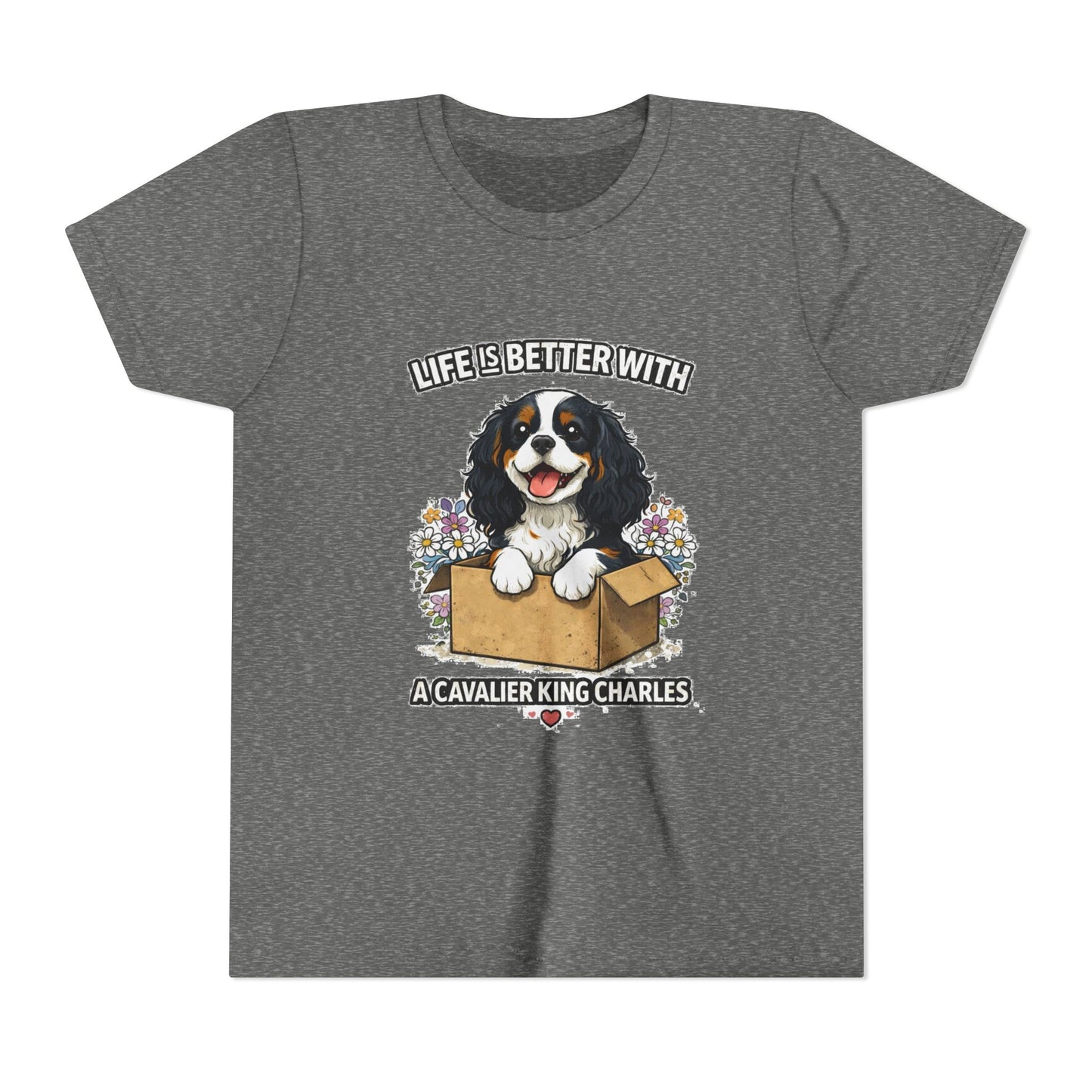 ‘Life Is Better With A Cavalier King Charles’ Youth Tee
