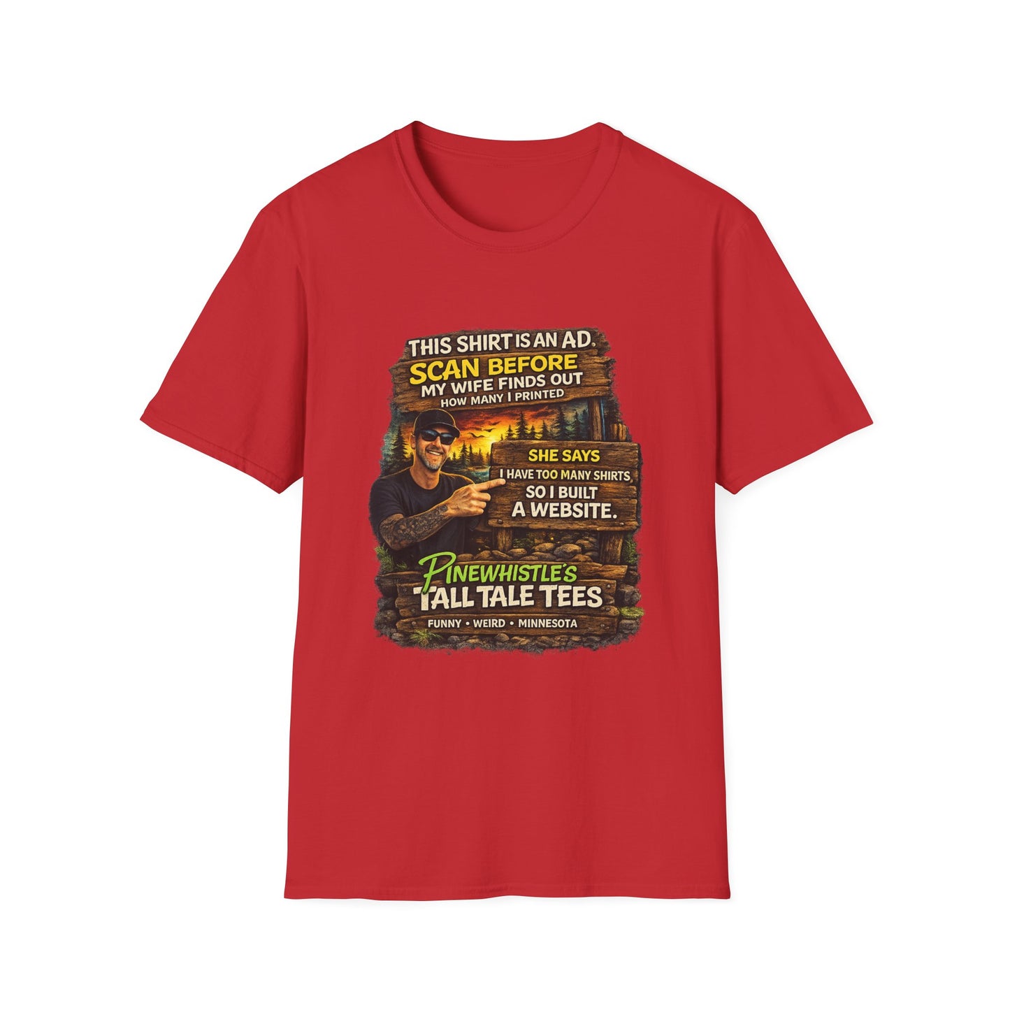 ‘Scan Before My Wife Finds Out’ Graphic Tee