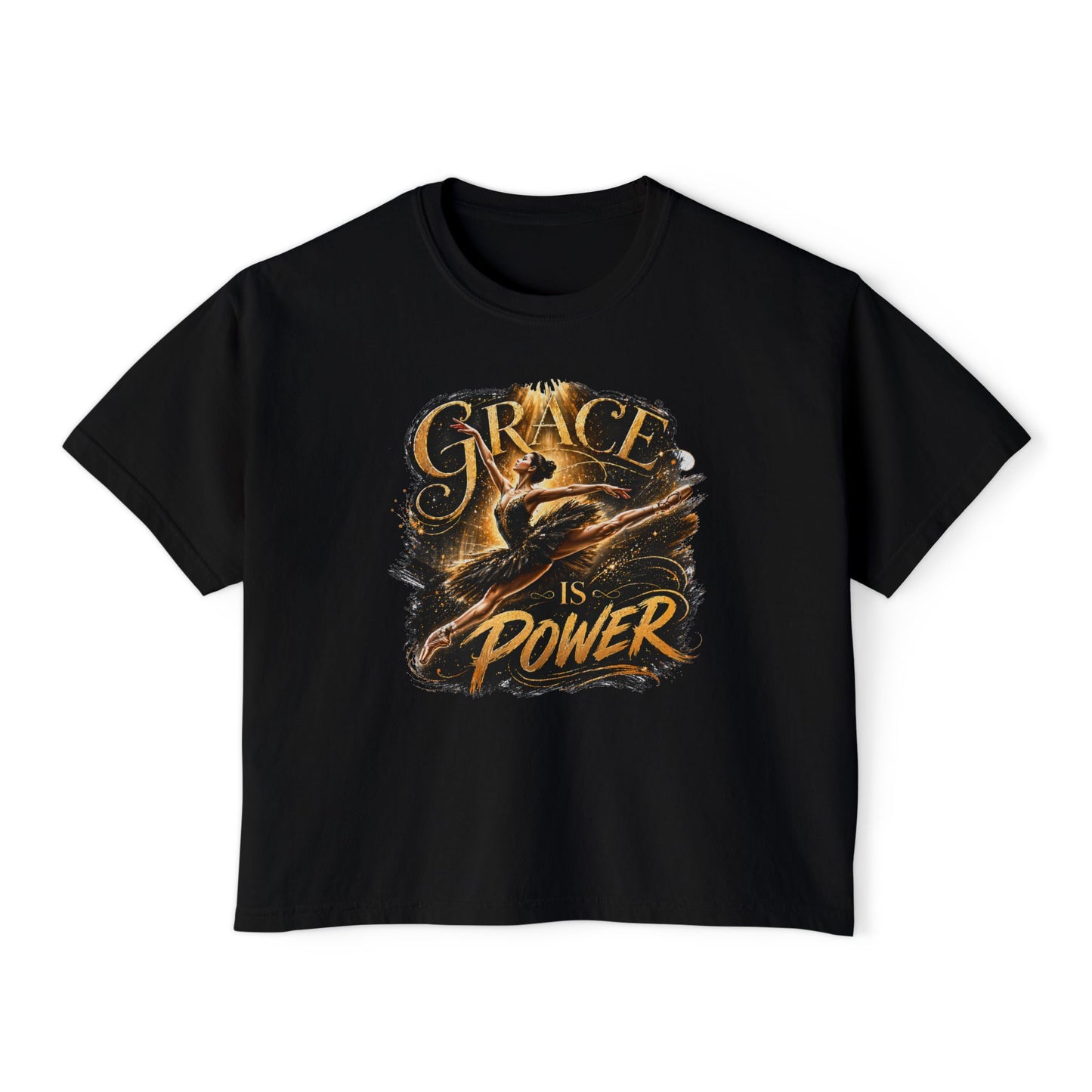 Ballet ‘Grace Is Power’ Women's Boxy Tee