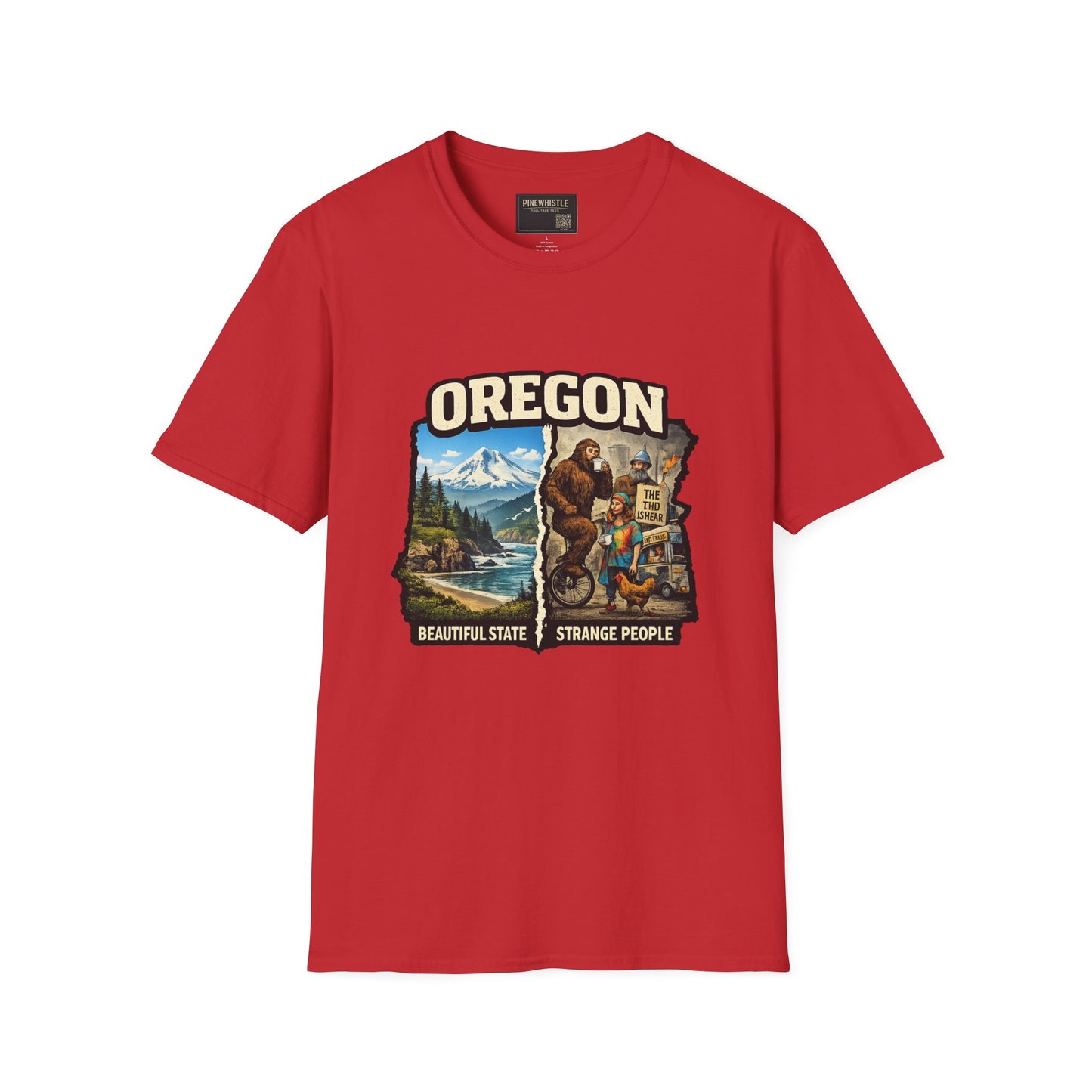 Oregon ‘Beautiful State, Strange People’ Tee