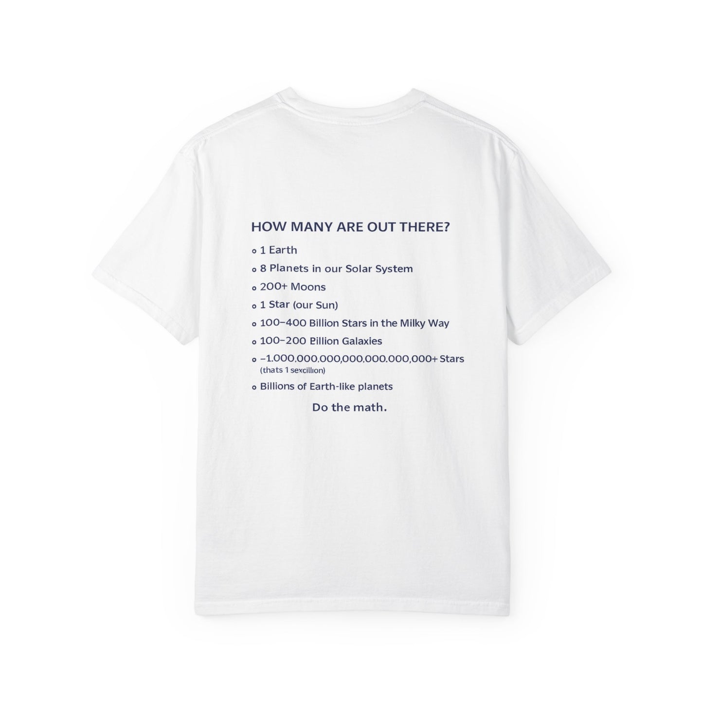 ‘Do the Math’ known universe Tee