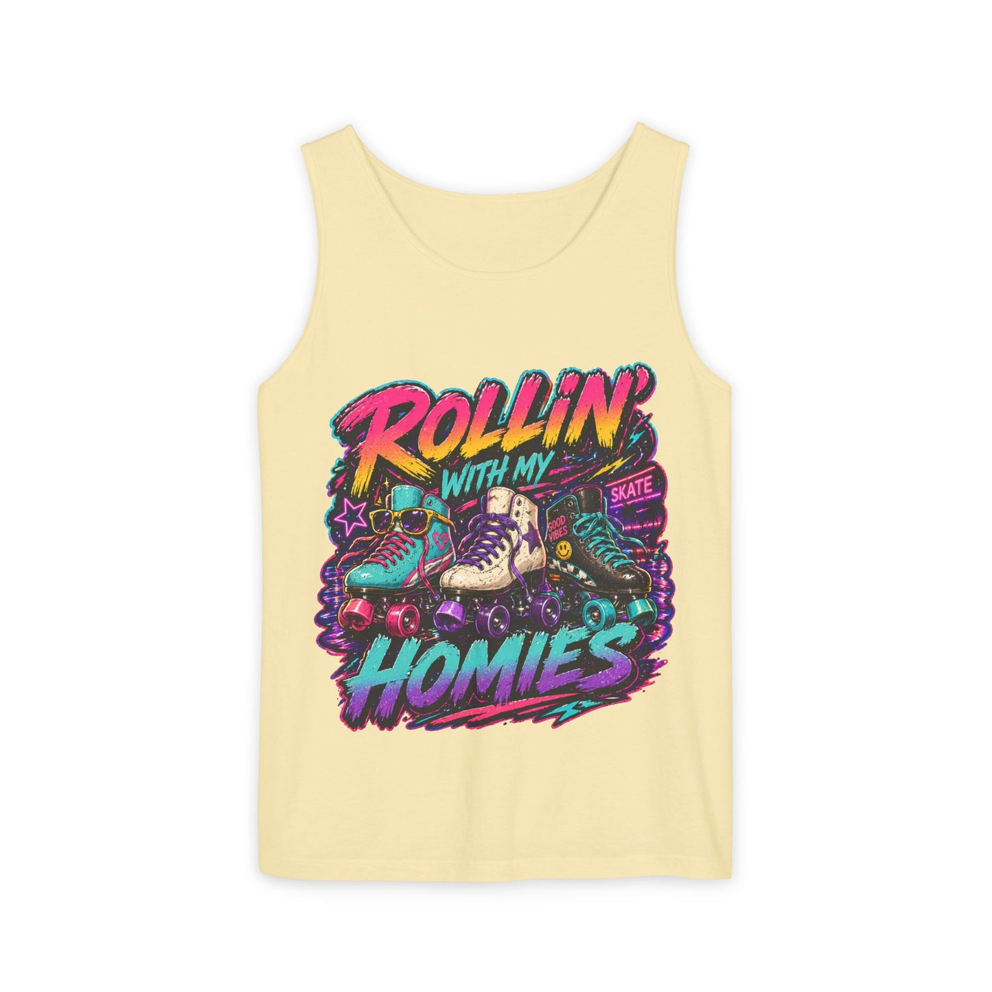 Roller Skating ‘Rollin' With My Homies’ tank
