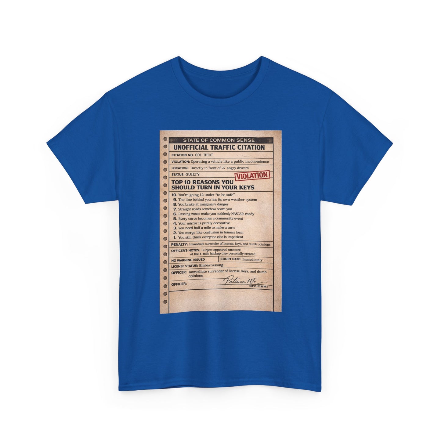 ‘You Can’t Drive’ tee