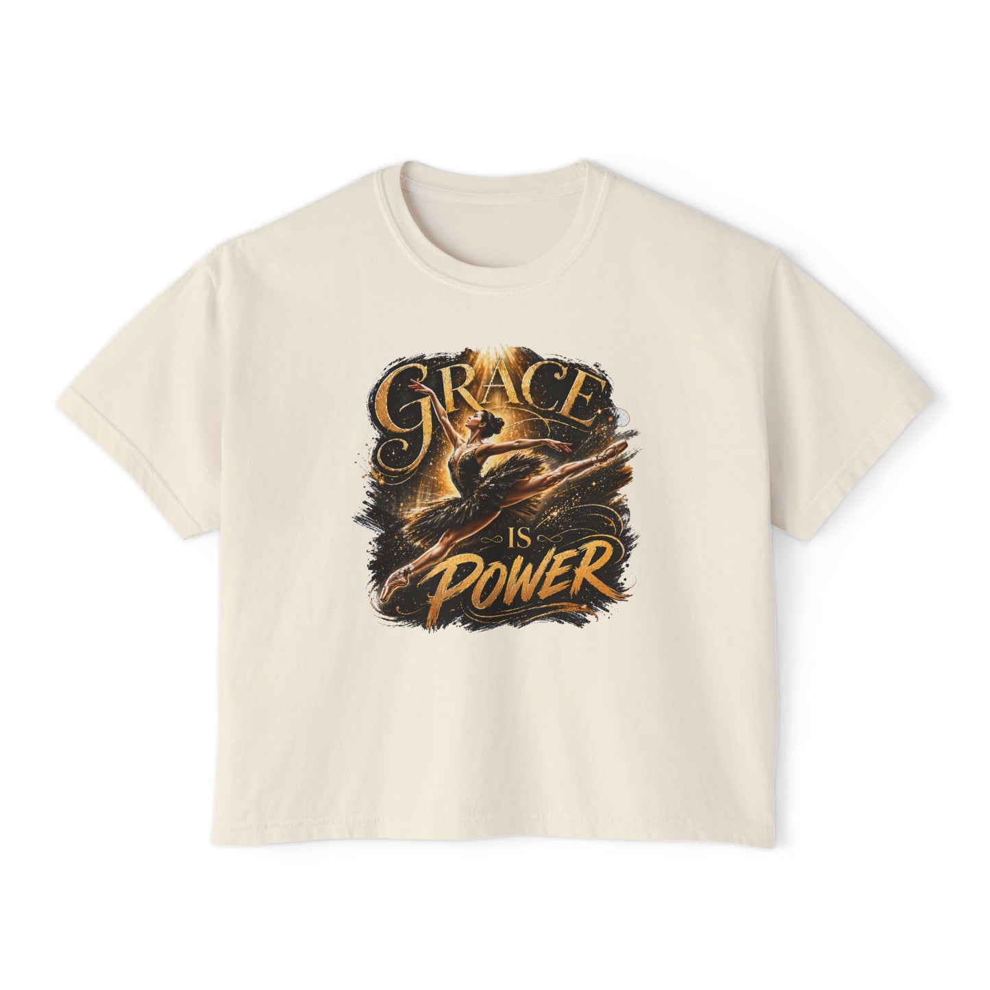 Ballet ‘Grace Is Power’ Women's Boxy Tee
