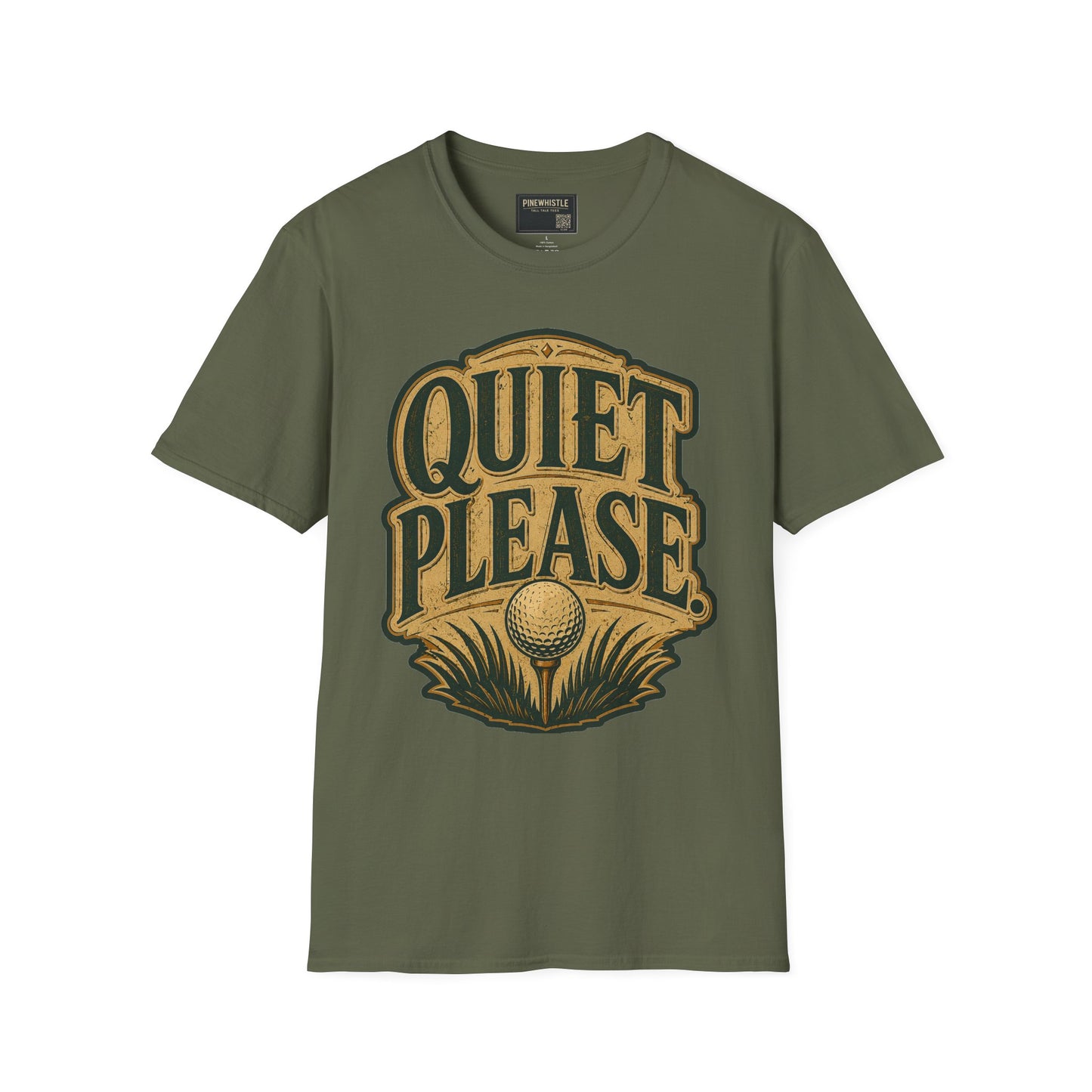 Golf 'Quiet Please' Tee