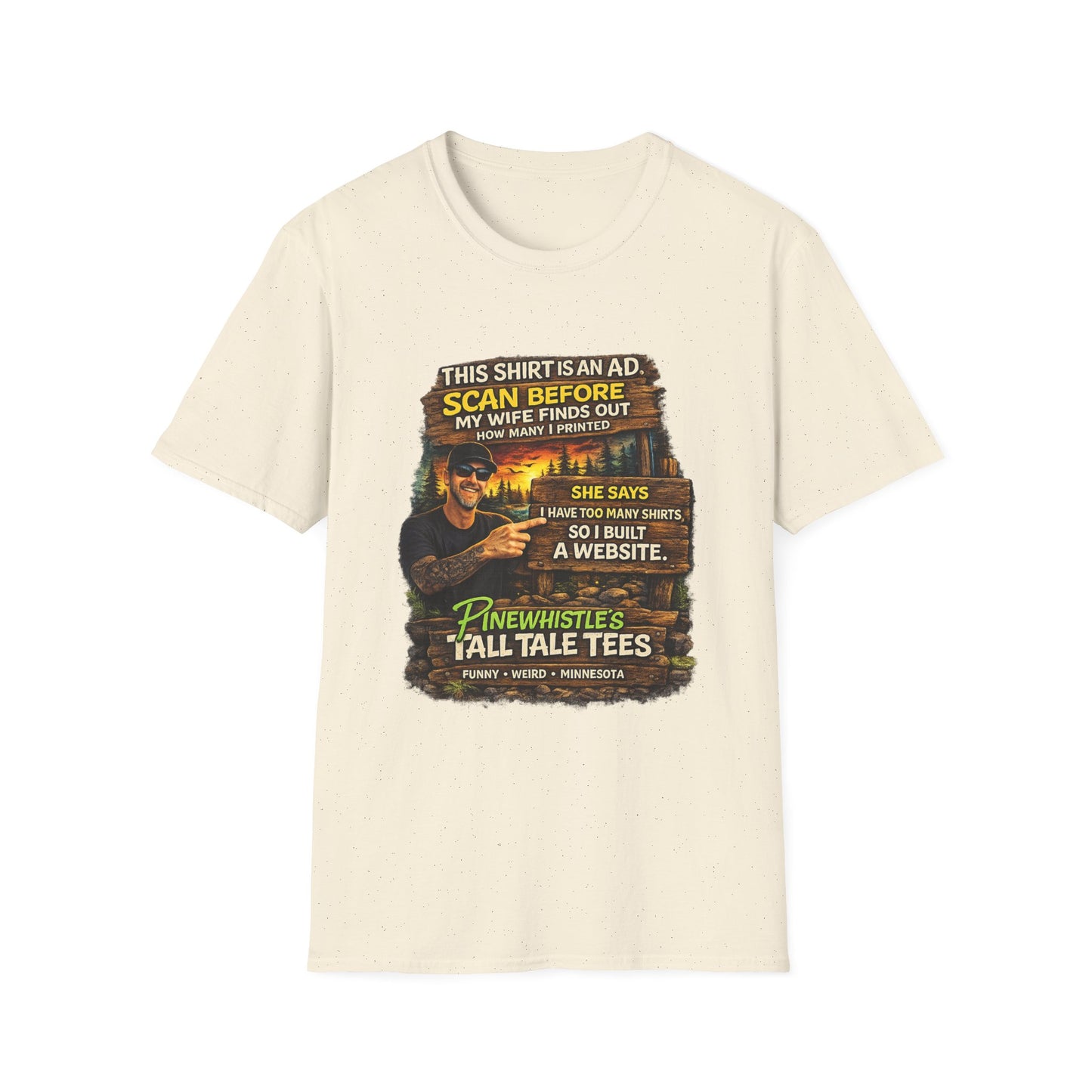 ‘Scan Before My Wife Finds Out’ Graphic Tee