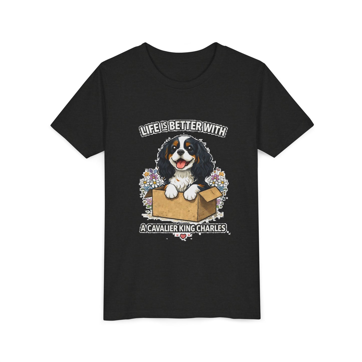 ‘Life Is Better With A Cavalier King Charles’ Youth Tee