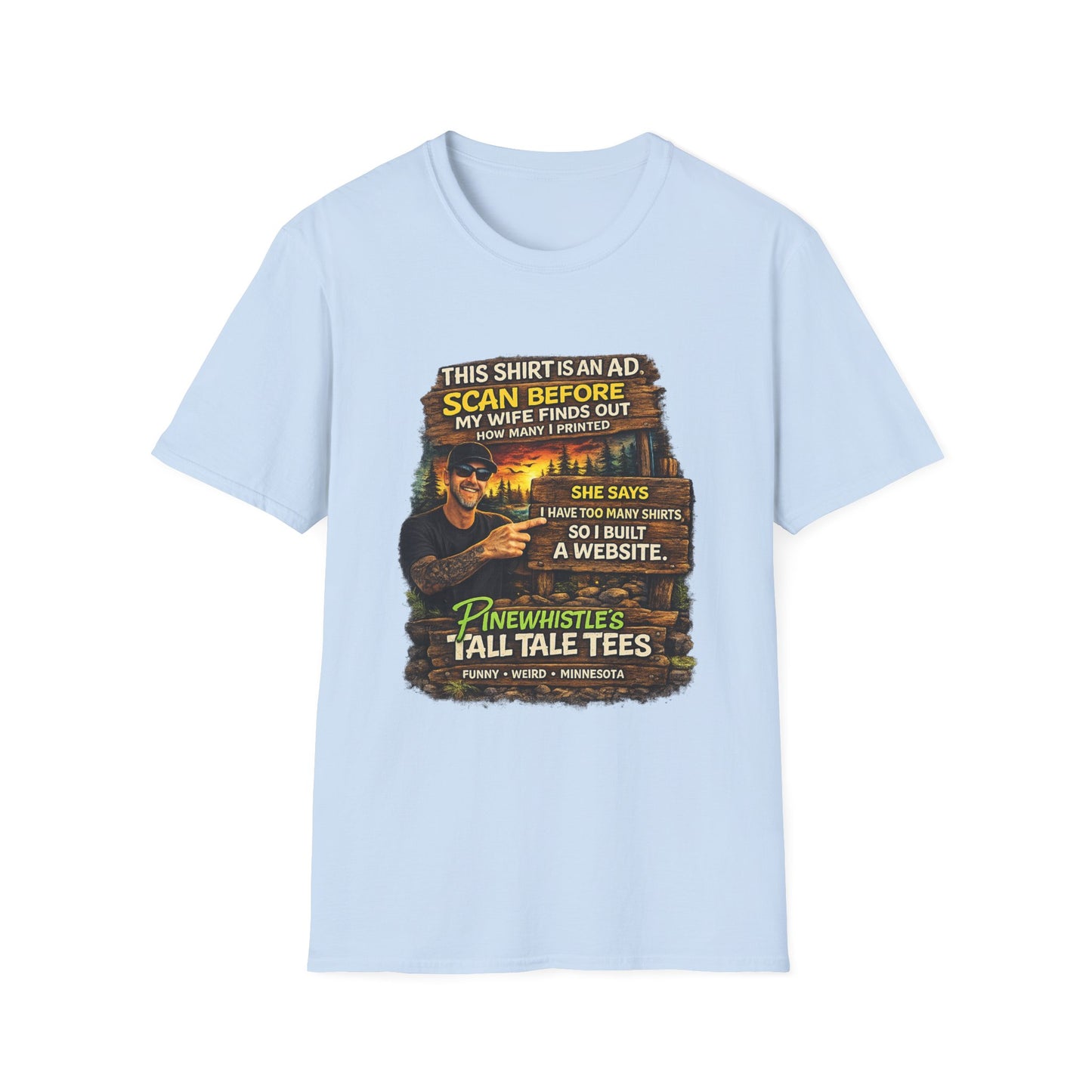 ‘Scan Before My Wife Finds Out’ Graphic Tee