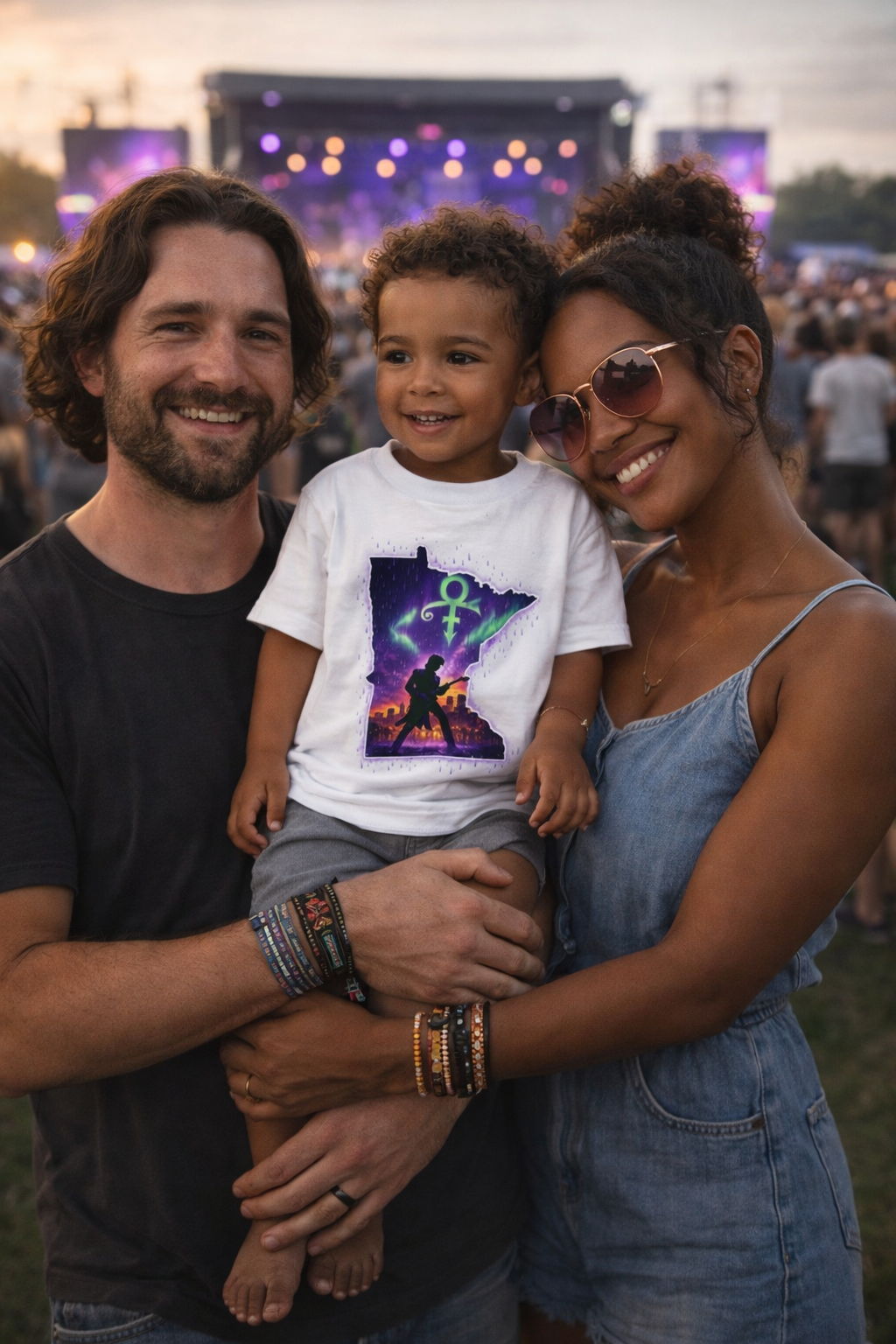 Minnesota Rocking Skyline Toddler Tee