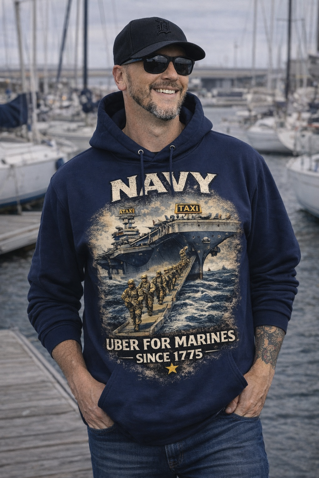 Navy ‘Uber for Marines’ Hoodie