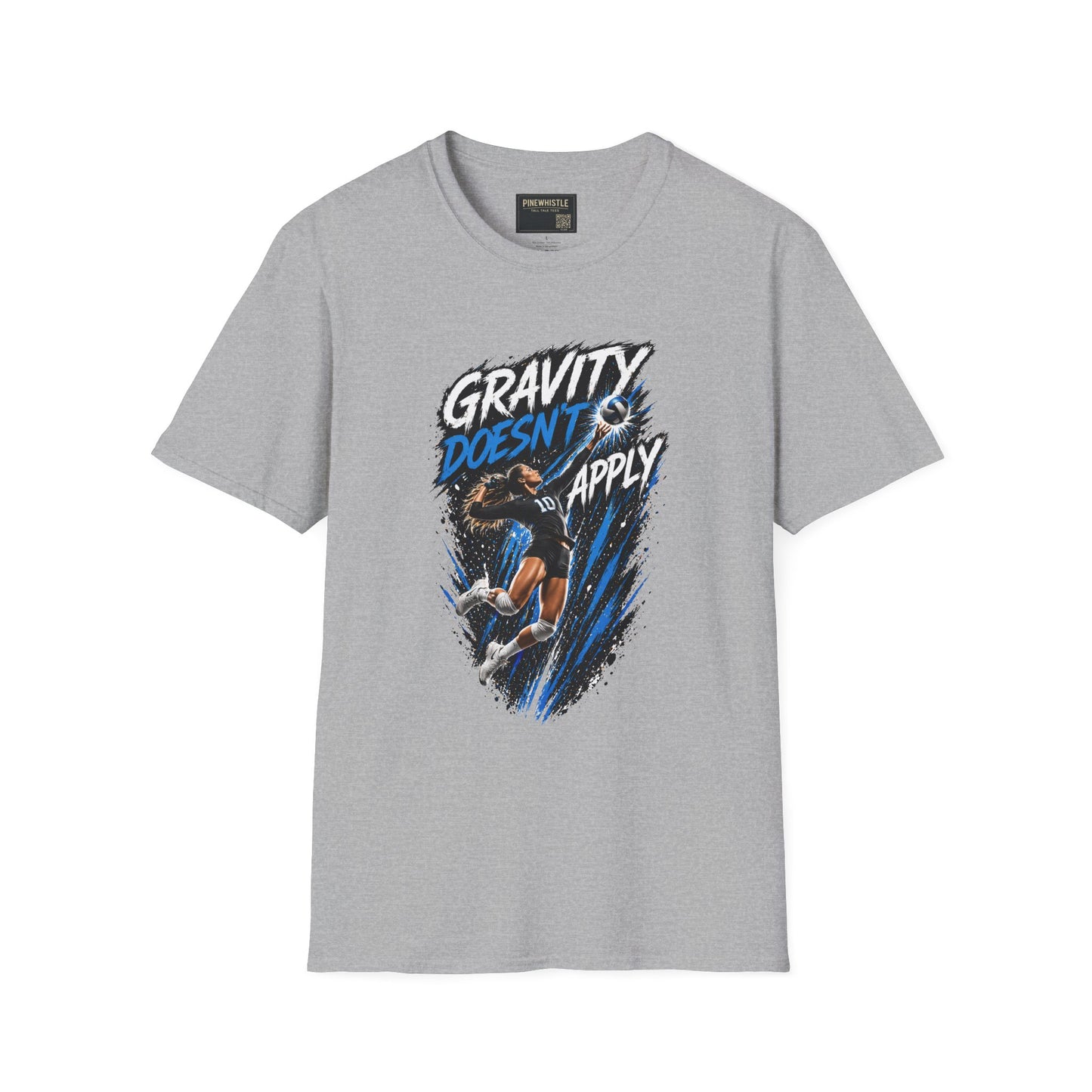 ‘Gravity Doesn't Apply’ Volleyball Tee