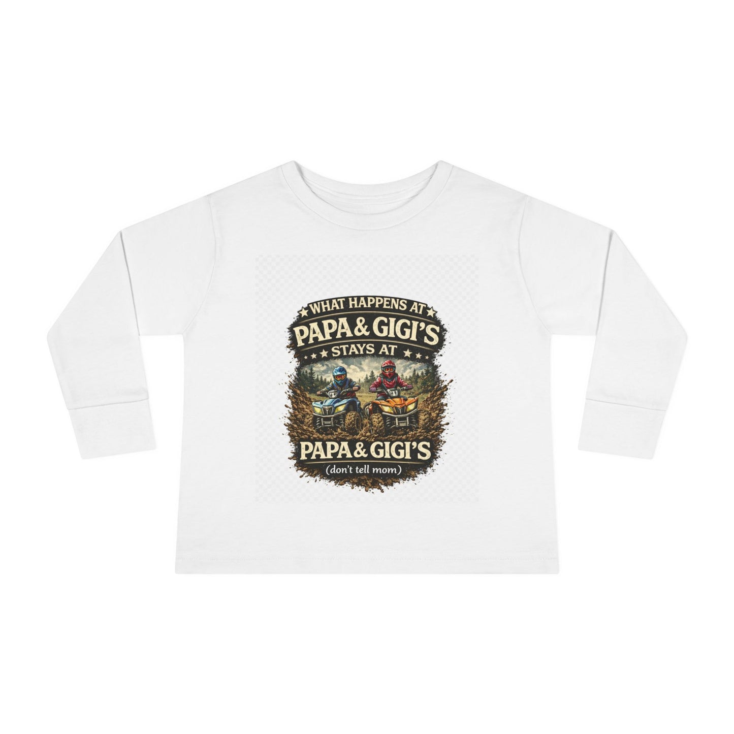 ‘What Happens at Papa & Gigi's Stays at Papa & Gigi's’ Toddler Tee