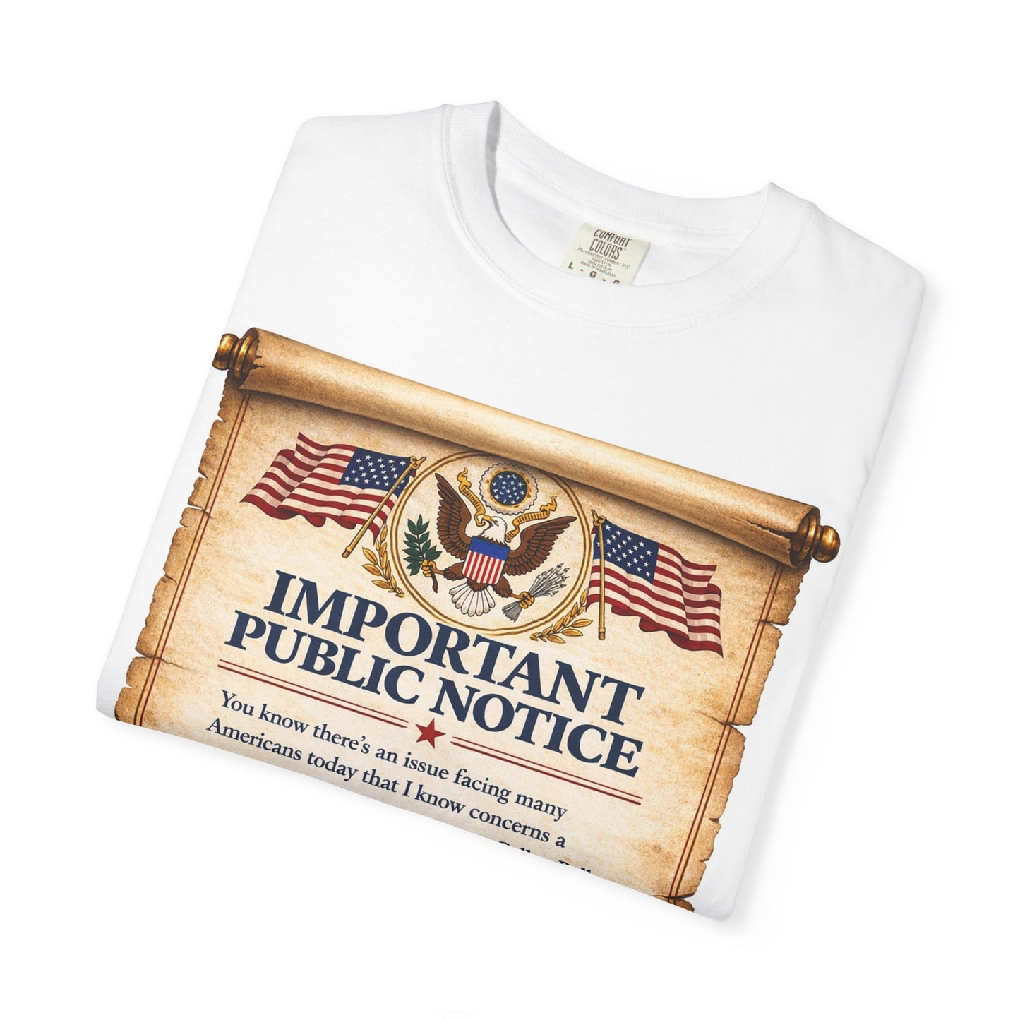 ‘Important Public Notice’ Tee