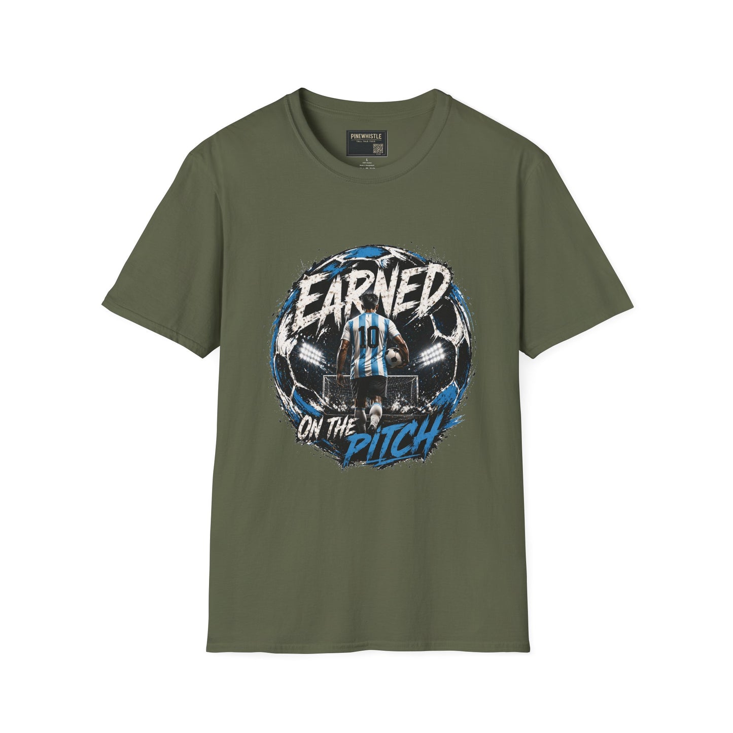 ‘Earned on the Pitch’ Soccer Tee