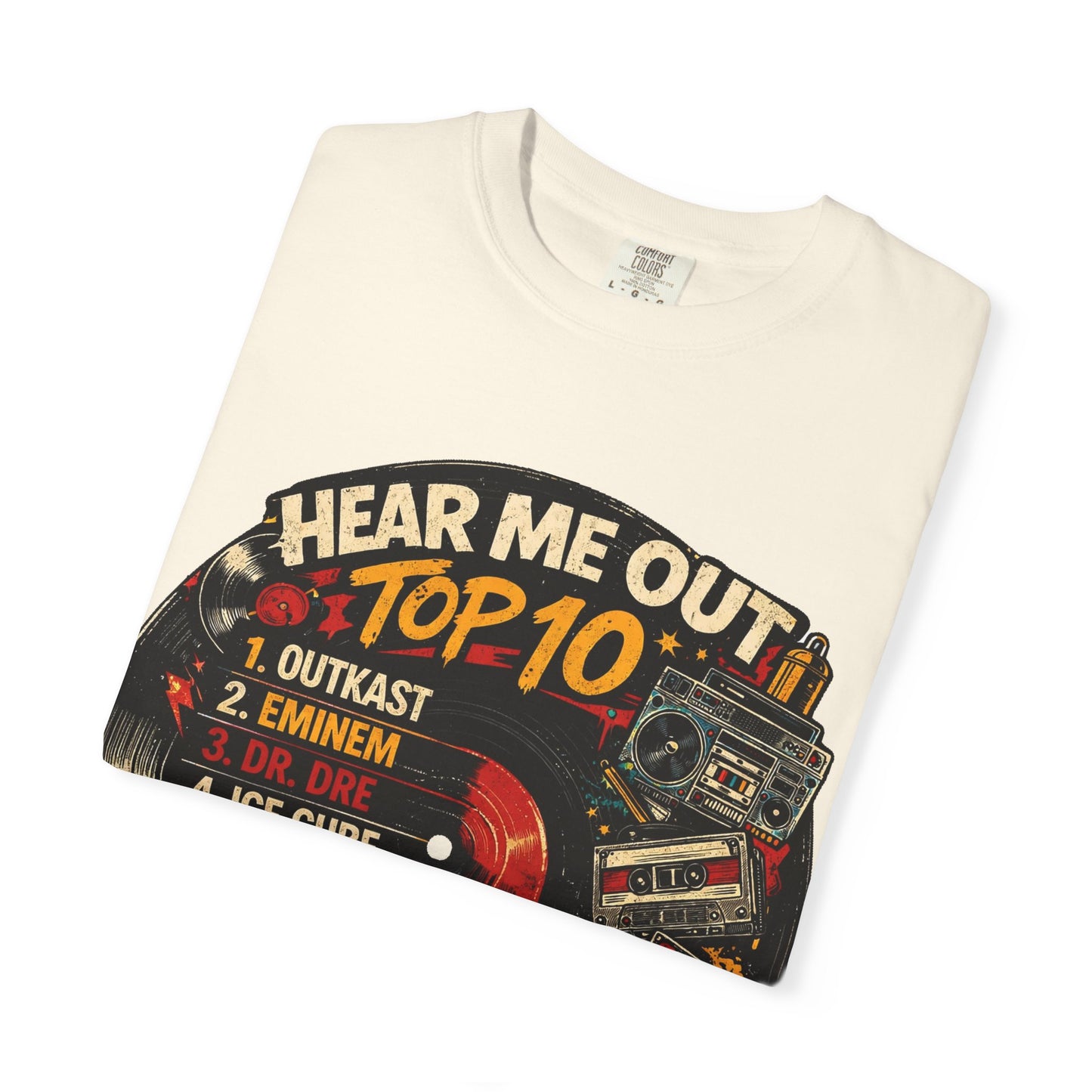 ‘Hear Me Out’ Top 10 Rap Legends Tee