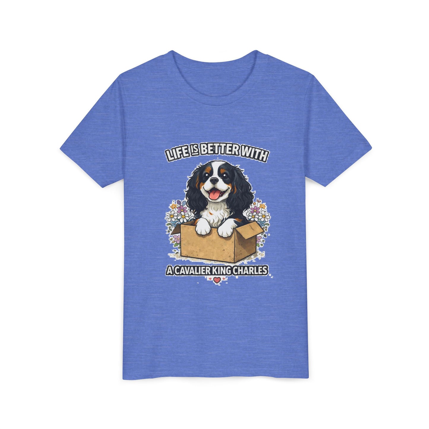 ‘Life Is Better With A Cavalier King Charles’ Youth Tee