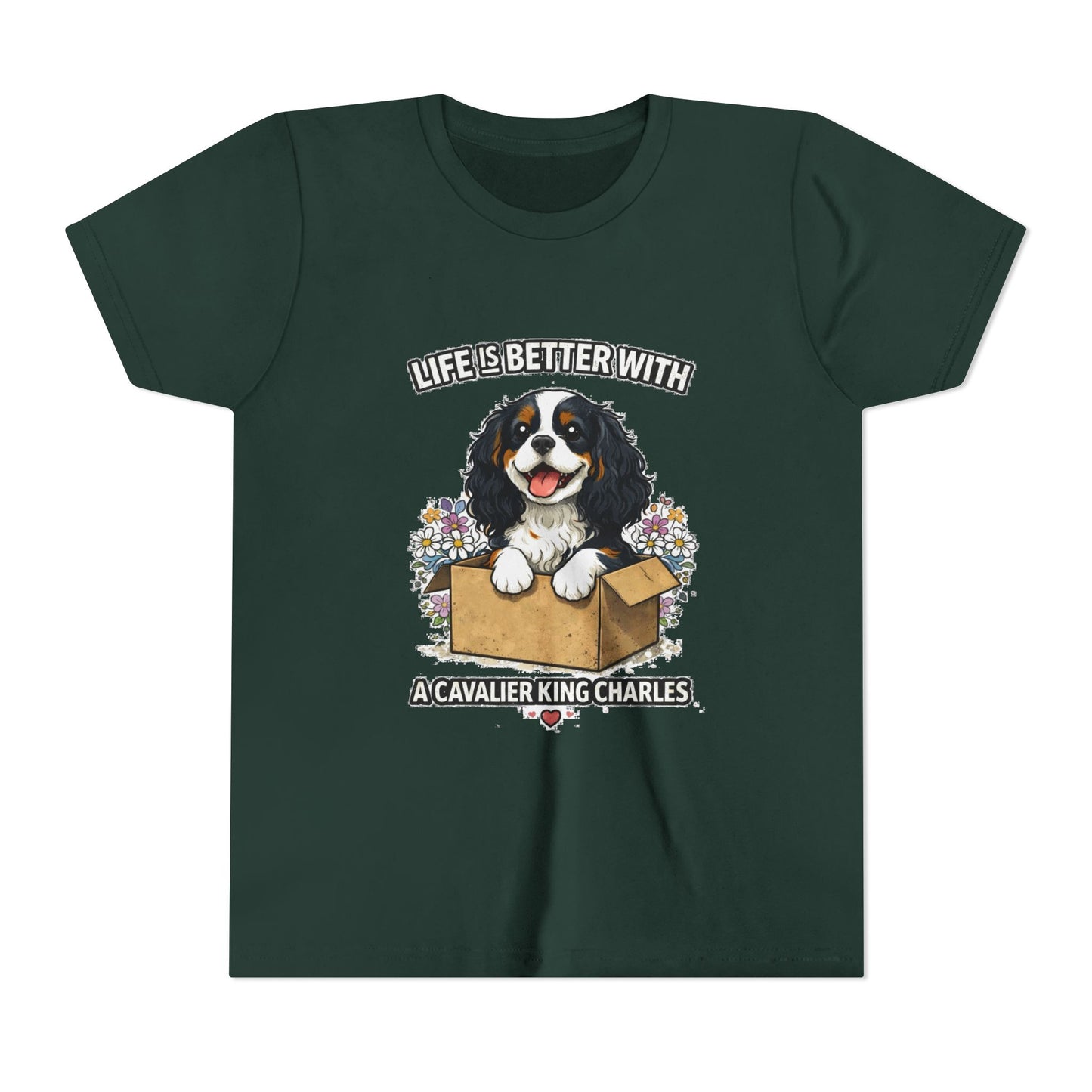 ‘Life Is Better With A Cavalier King Charles’ Youth Tee