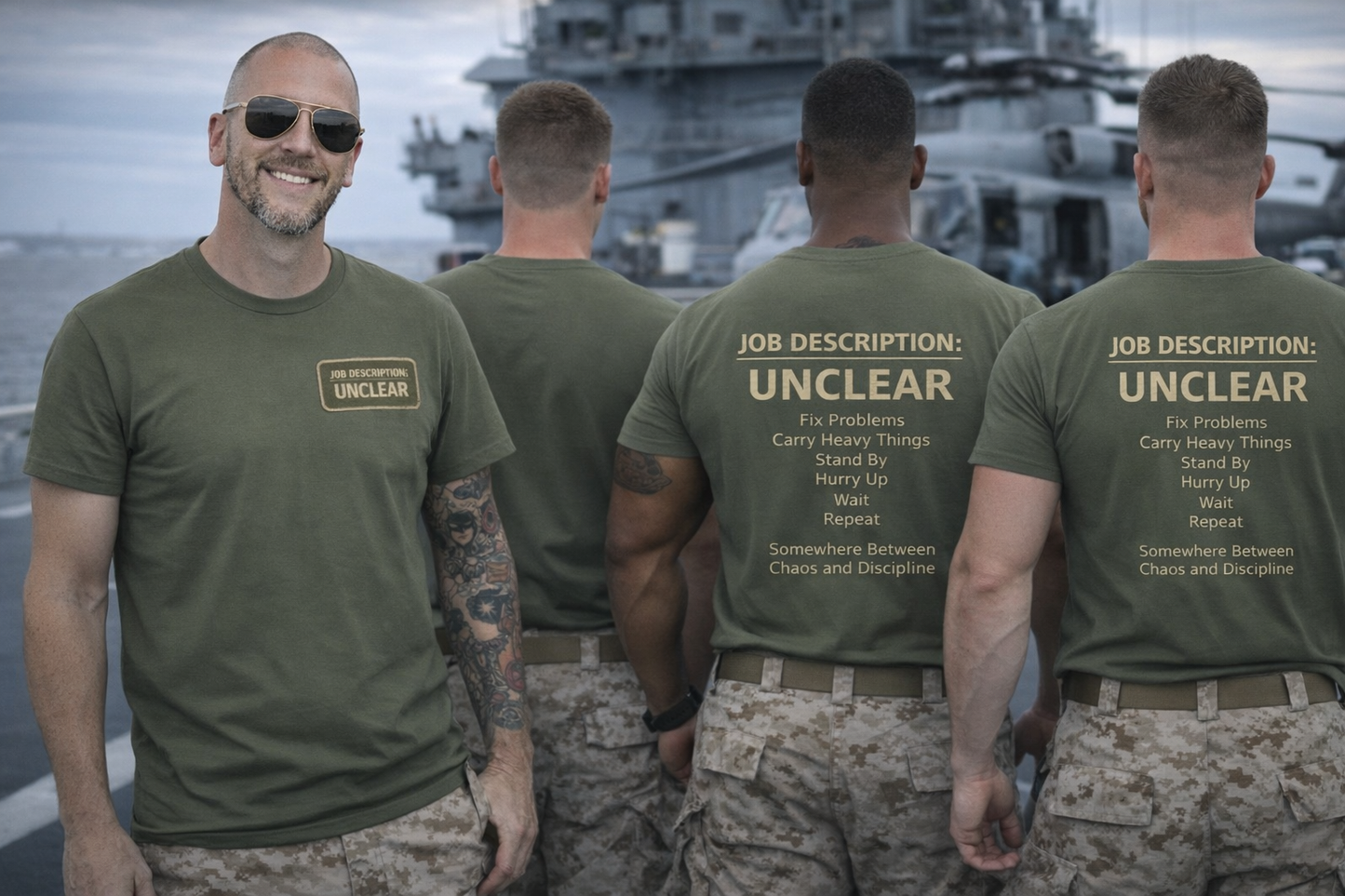 ‘Job Description: UNCLEAR’ Tee