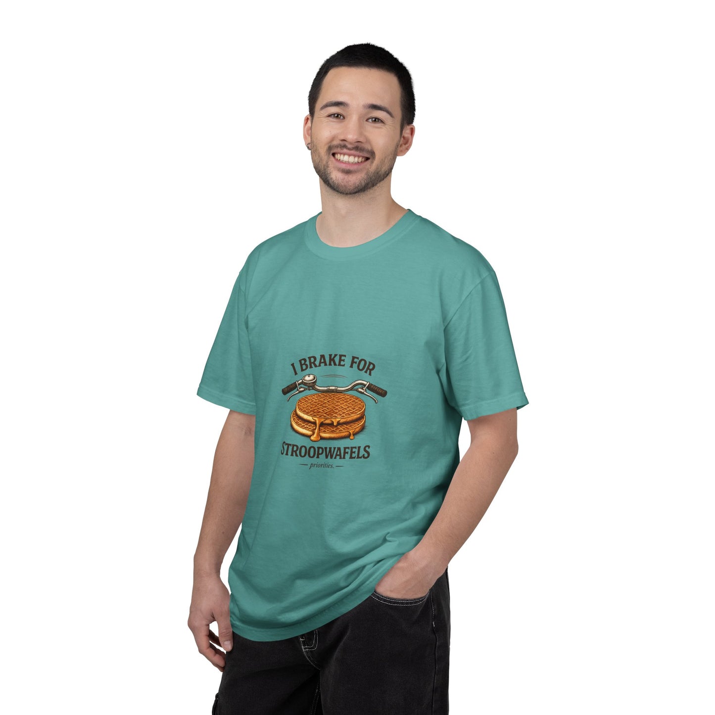 ‘I Brake for Stroopwafels’ Retro Tee