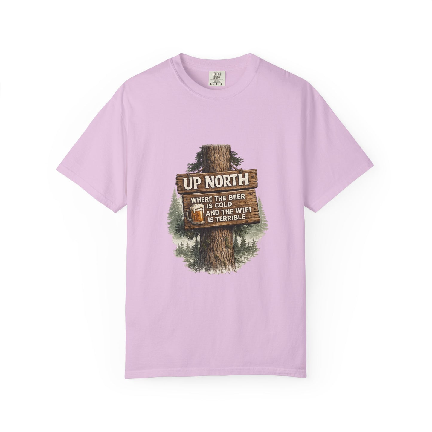 ‘Up North’ Wood Sign Tee