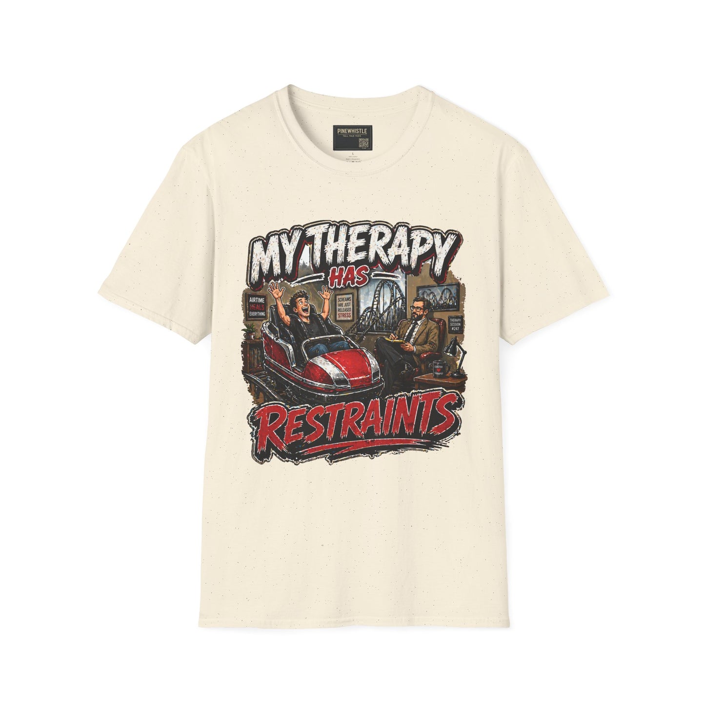 ‘My Therapy Has Restraints' Roller Coaster Tee