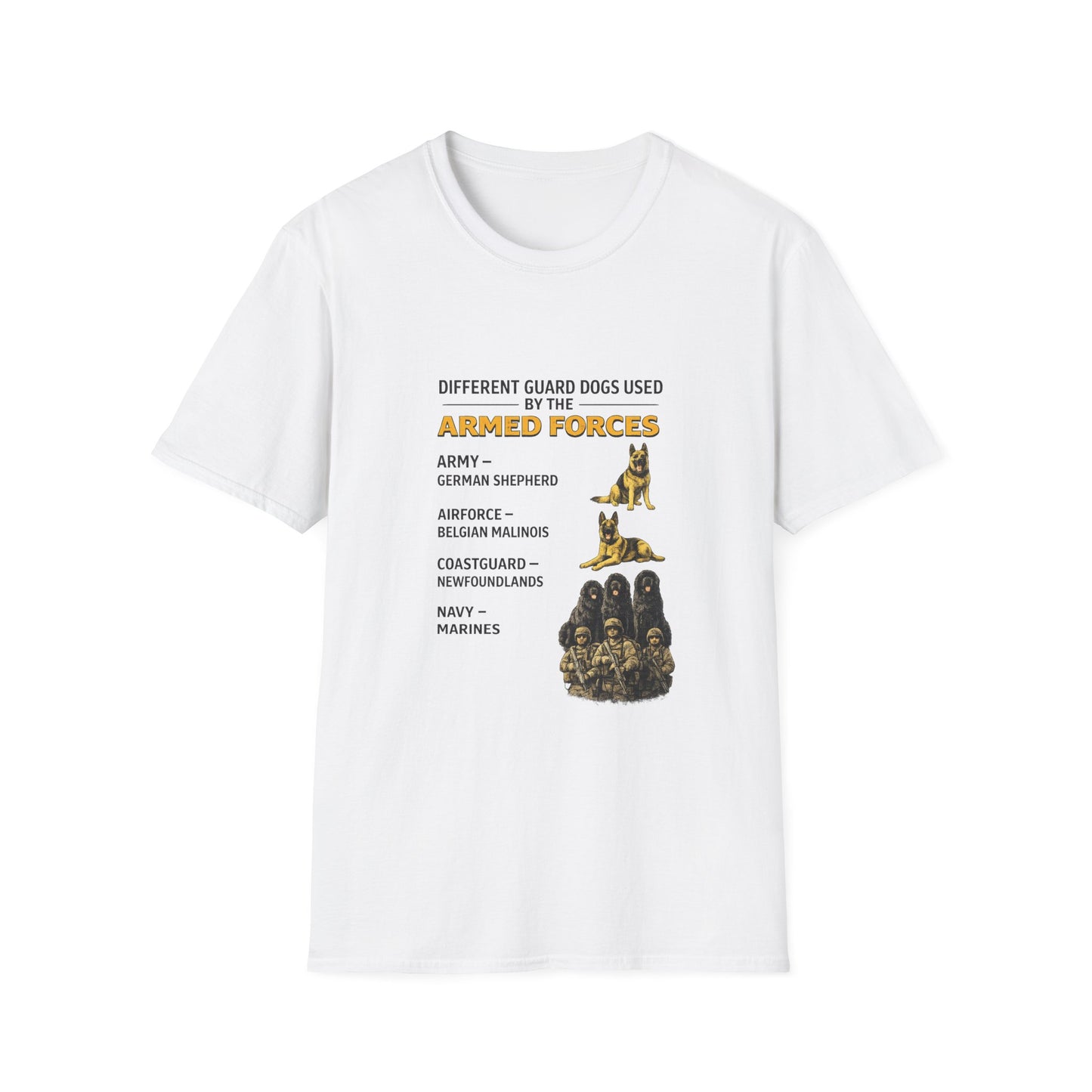 Military Working Dog Humor Tee