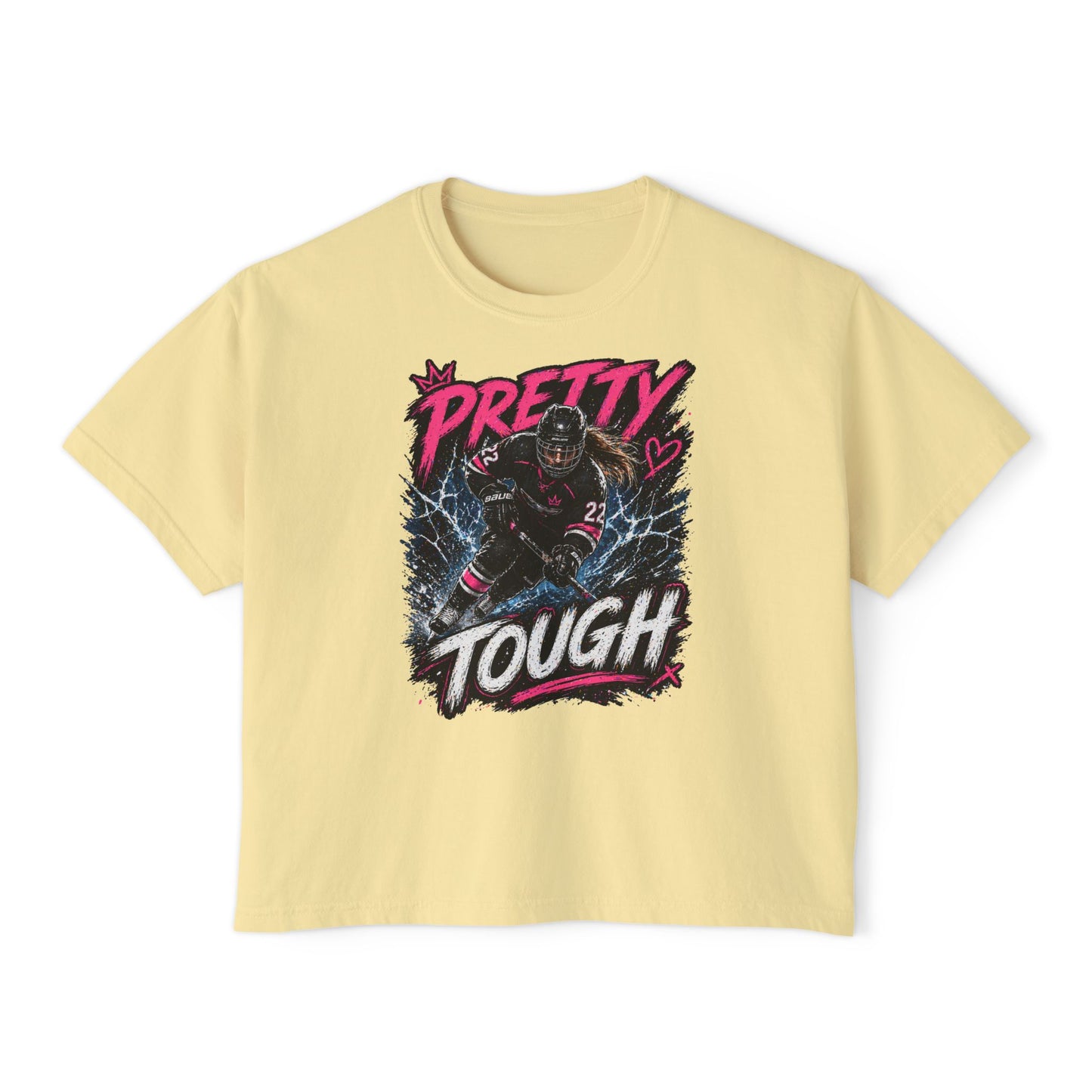Women’s Hockey ‘Pretty Tough’ Boxy Tee